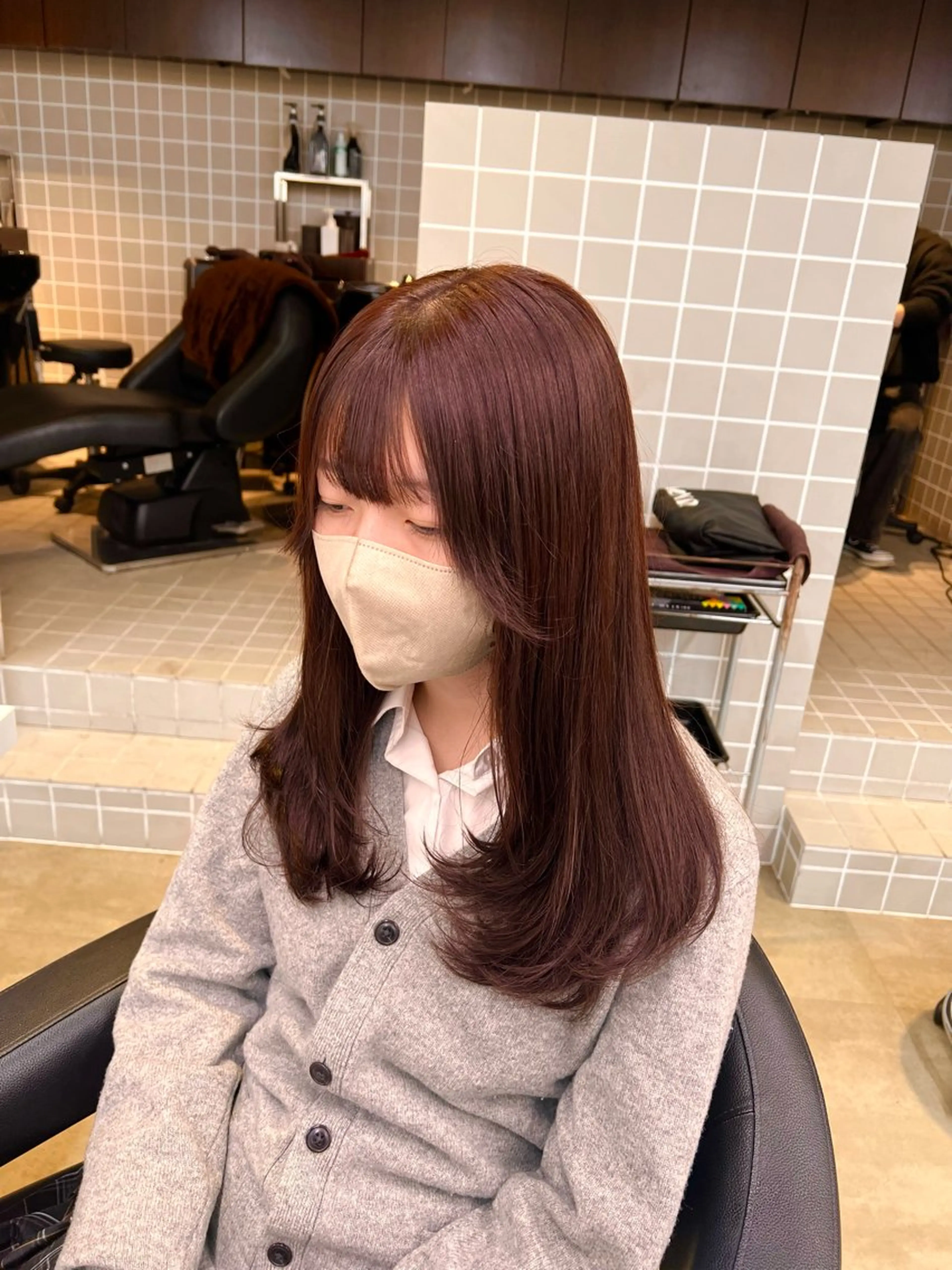 ミディアム カラー 💖札幌カラー 指名No.1💖玲奈のヘアスタイル