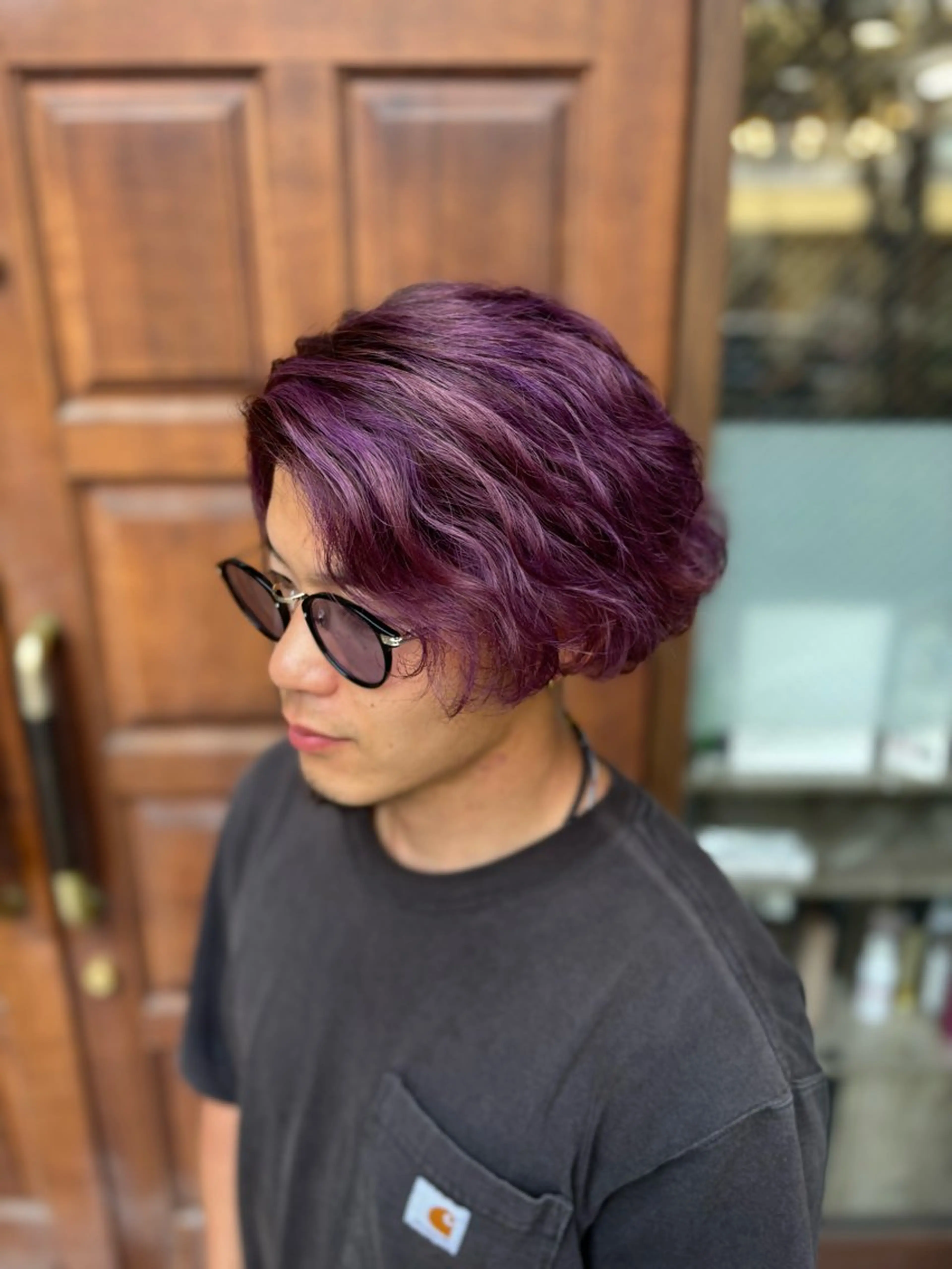 カラー メンズ ヘアカラー 小顔似合わせカット ┊︎＊AYANO＊のヘアスタイル