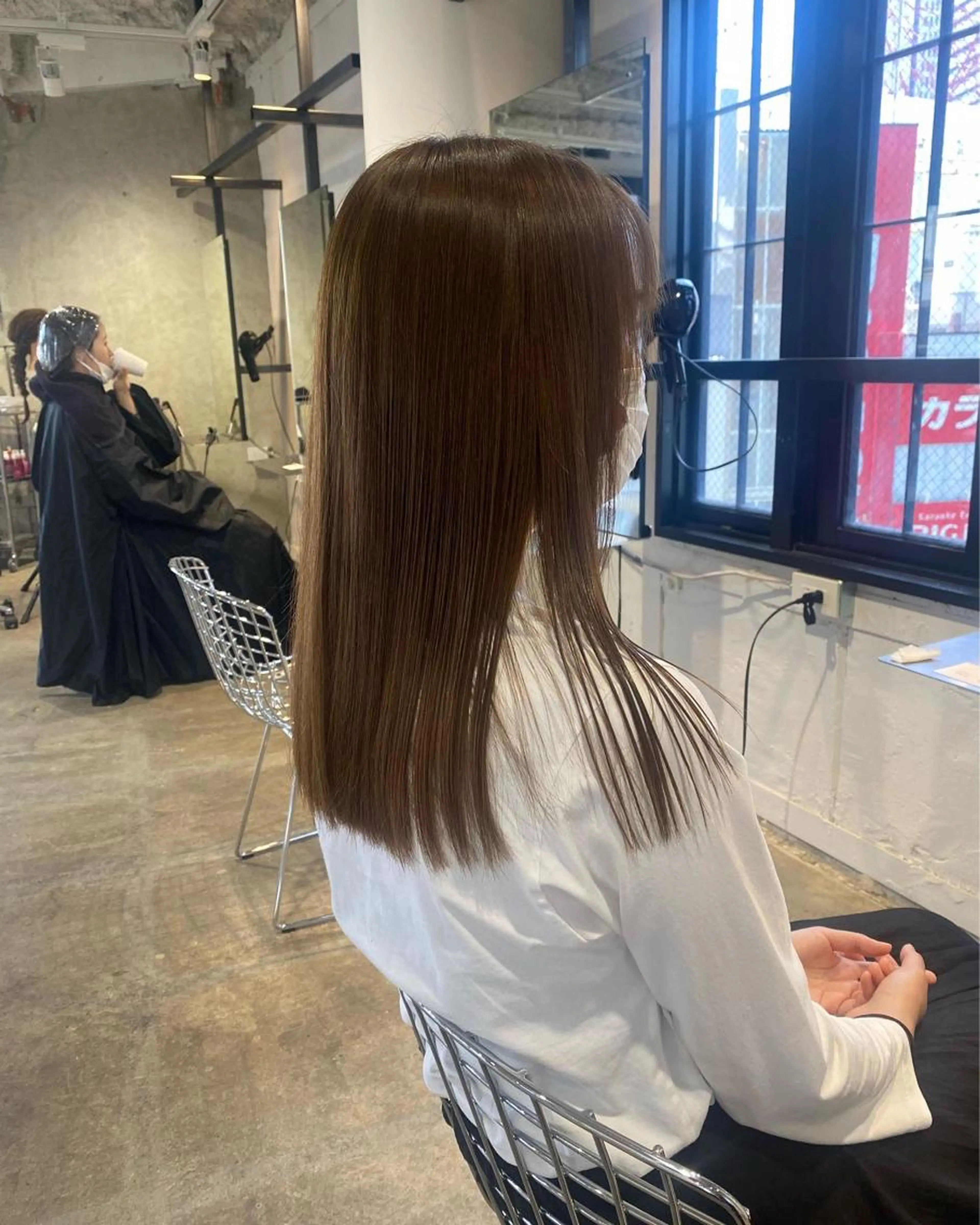 2番人気✨想像以上の仕上がりアディクシーカラー🎨+小顔カット💇♀️オージュア髪質改善シャンプートリートメント🧴の写真