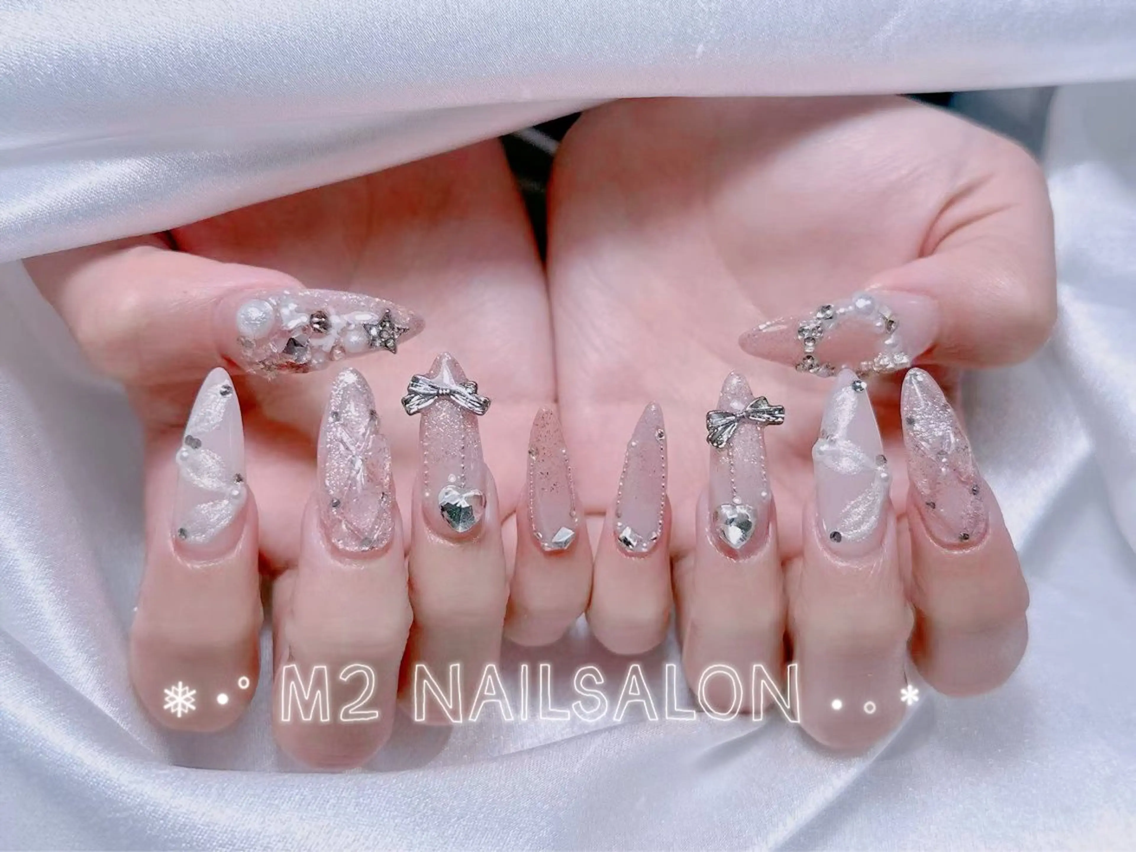 ネイル ハンドネイル 長さだし専門店 M2　rikaのネイルデザイン