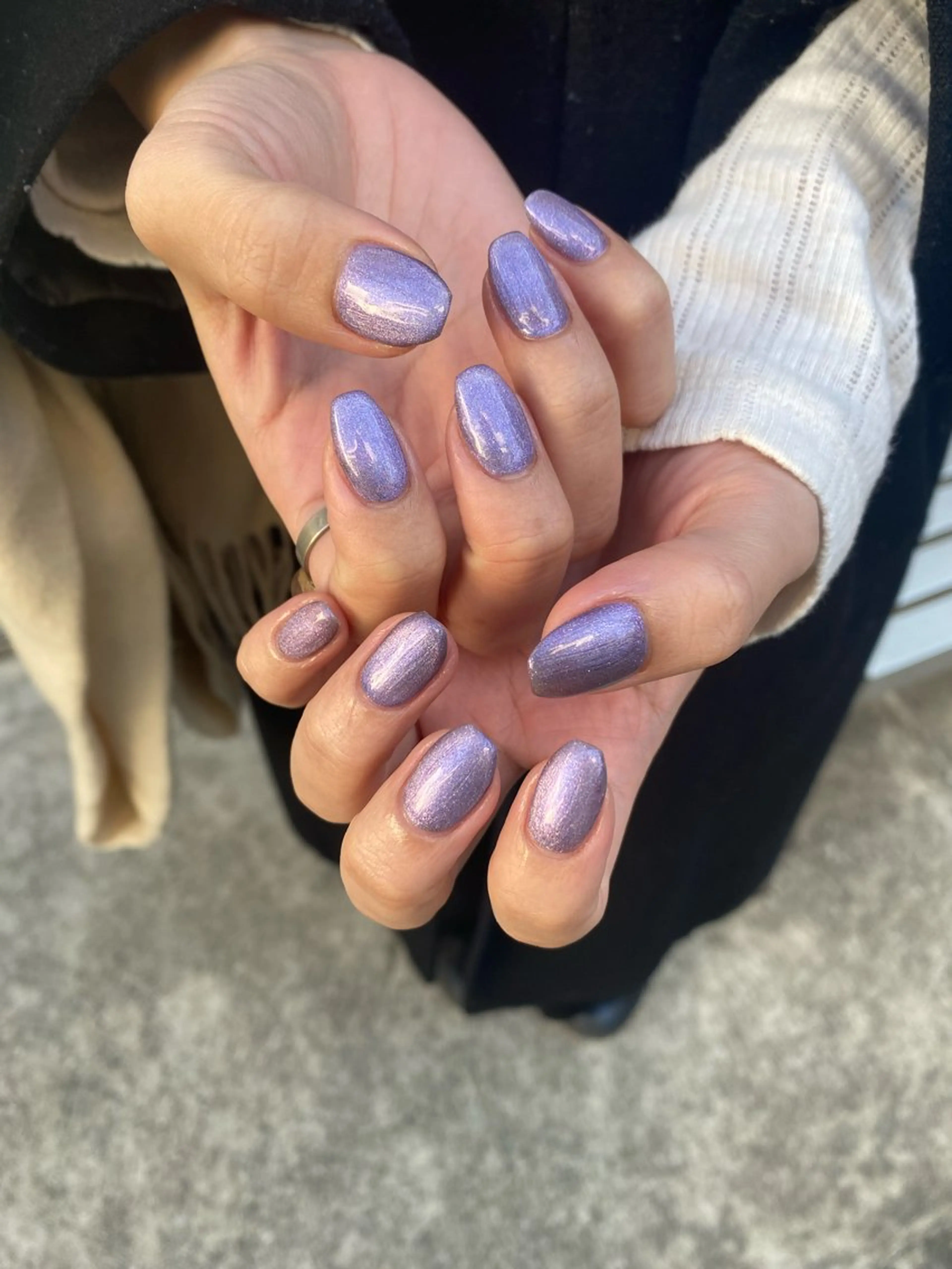 ネイル マグネットネイル ワンカラーネイル Yumi シンプルネイルのネイルデザイン