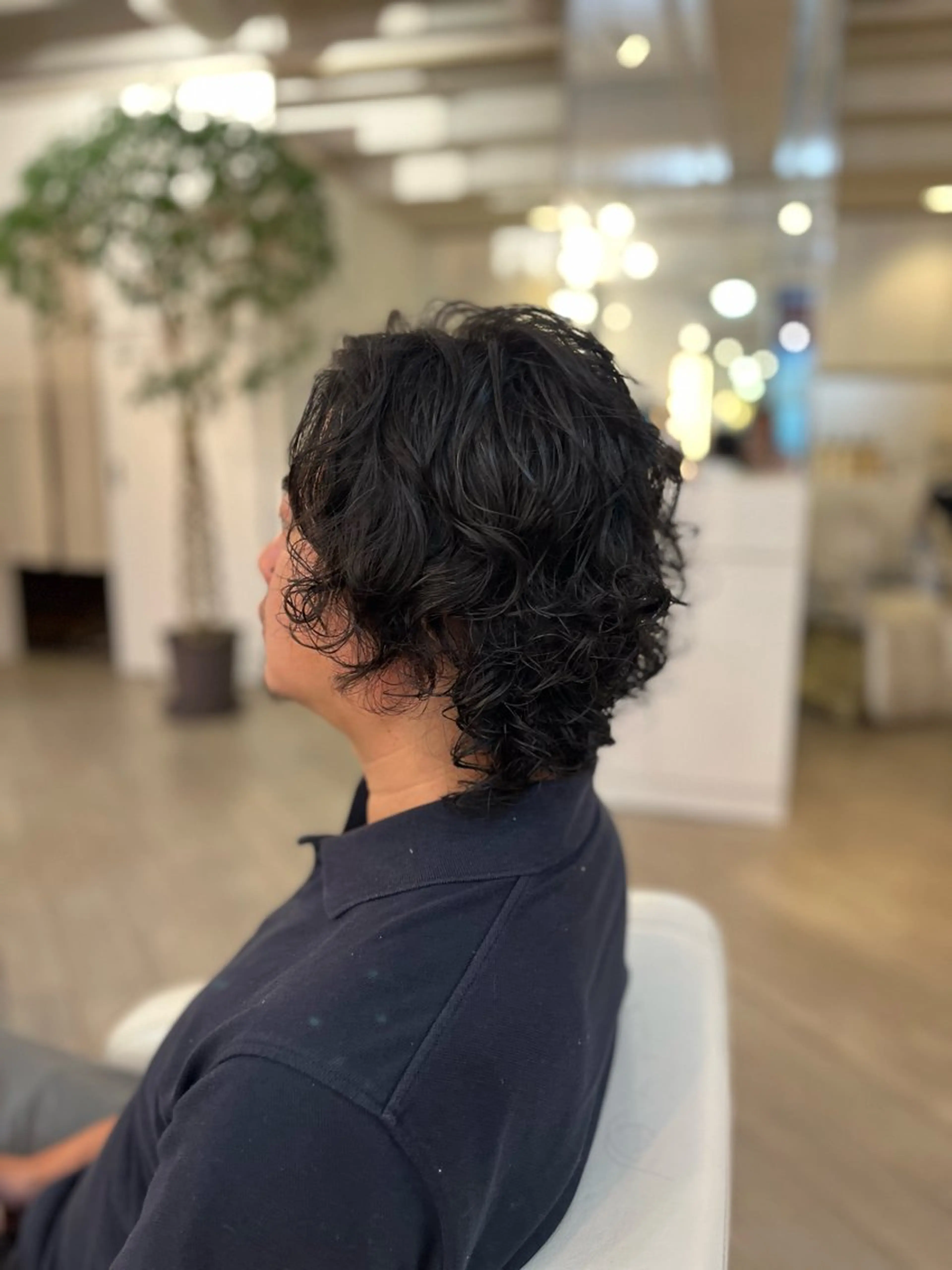 パーマ メンズ フルカワ リナのヘアスタイル