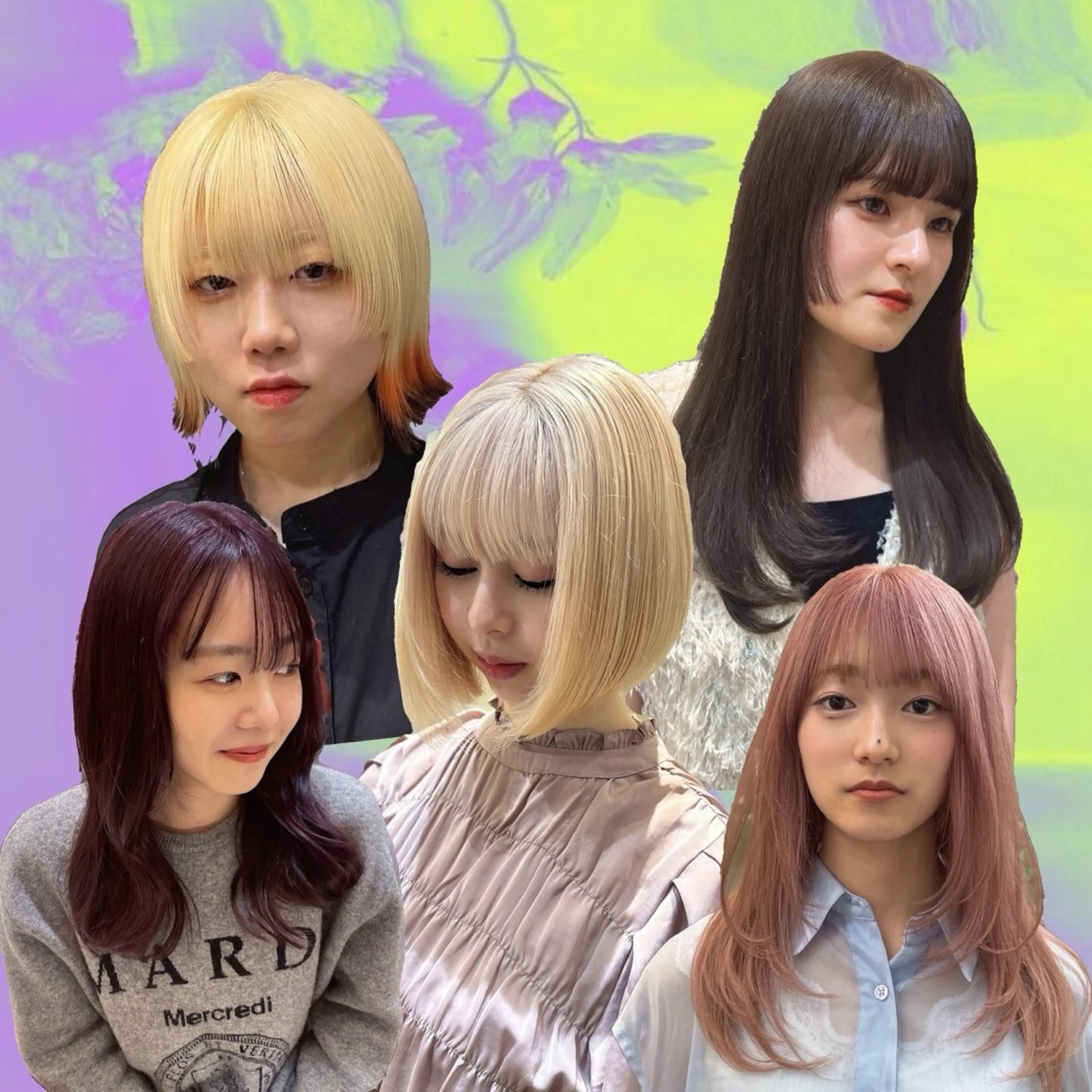 カラー fleurdelis ☪️senaのヘアスタイル