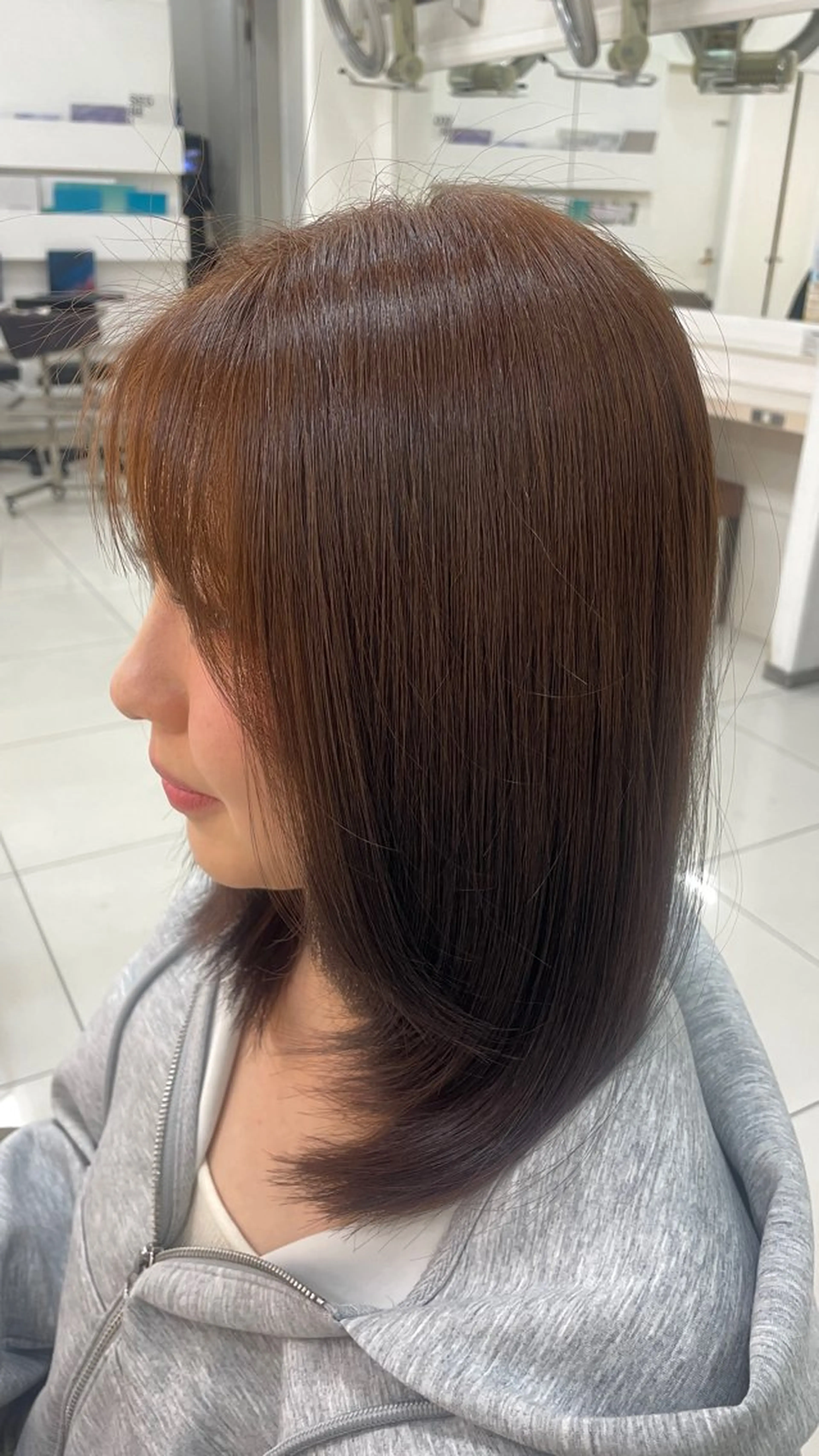 カラー ヘアカラー 久保 詩月羽のヘアスタイル