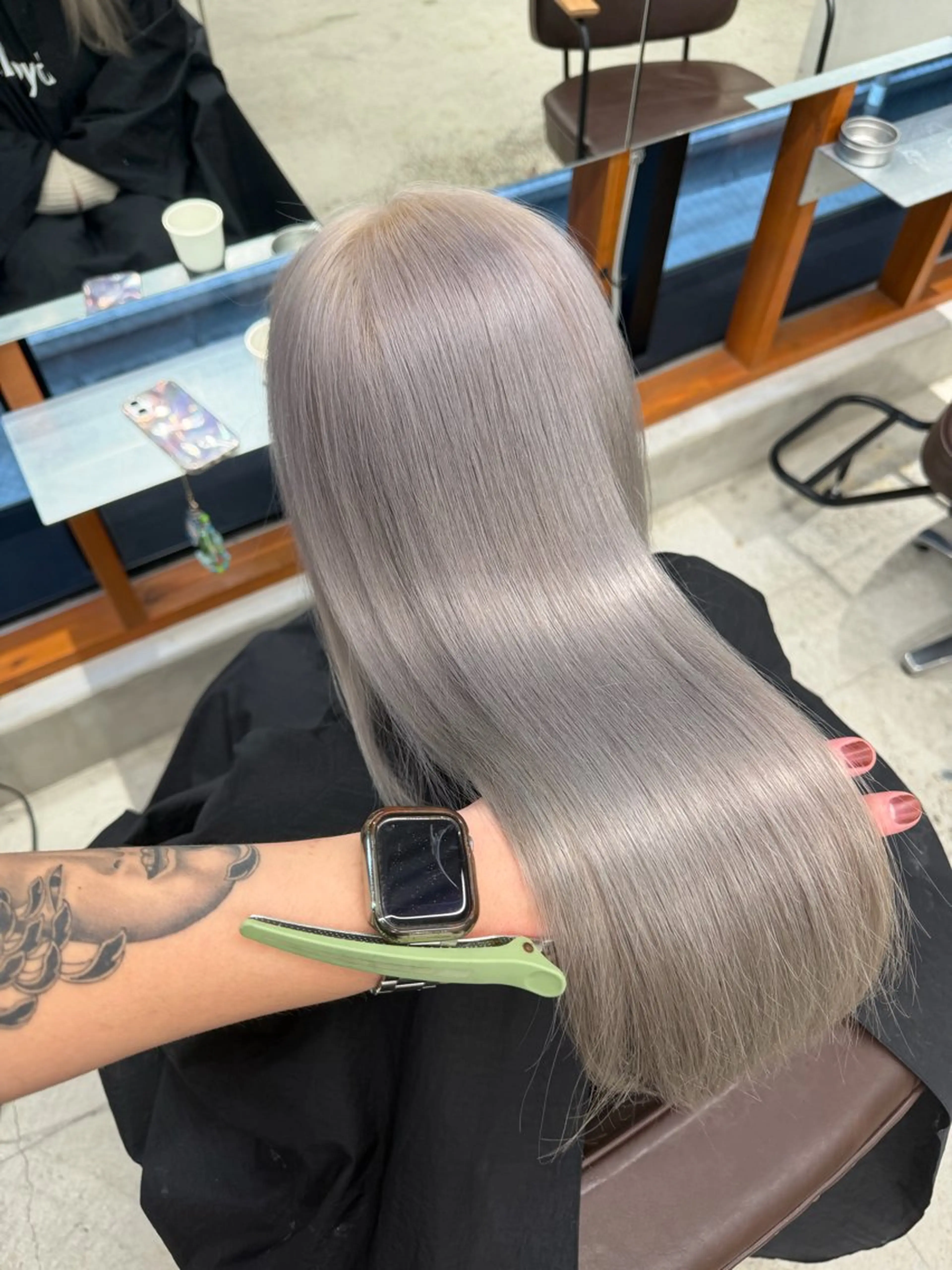 ロング カラー ヘアカラー 高島 凜のヘアスタイル