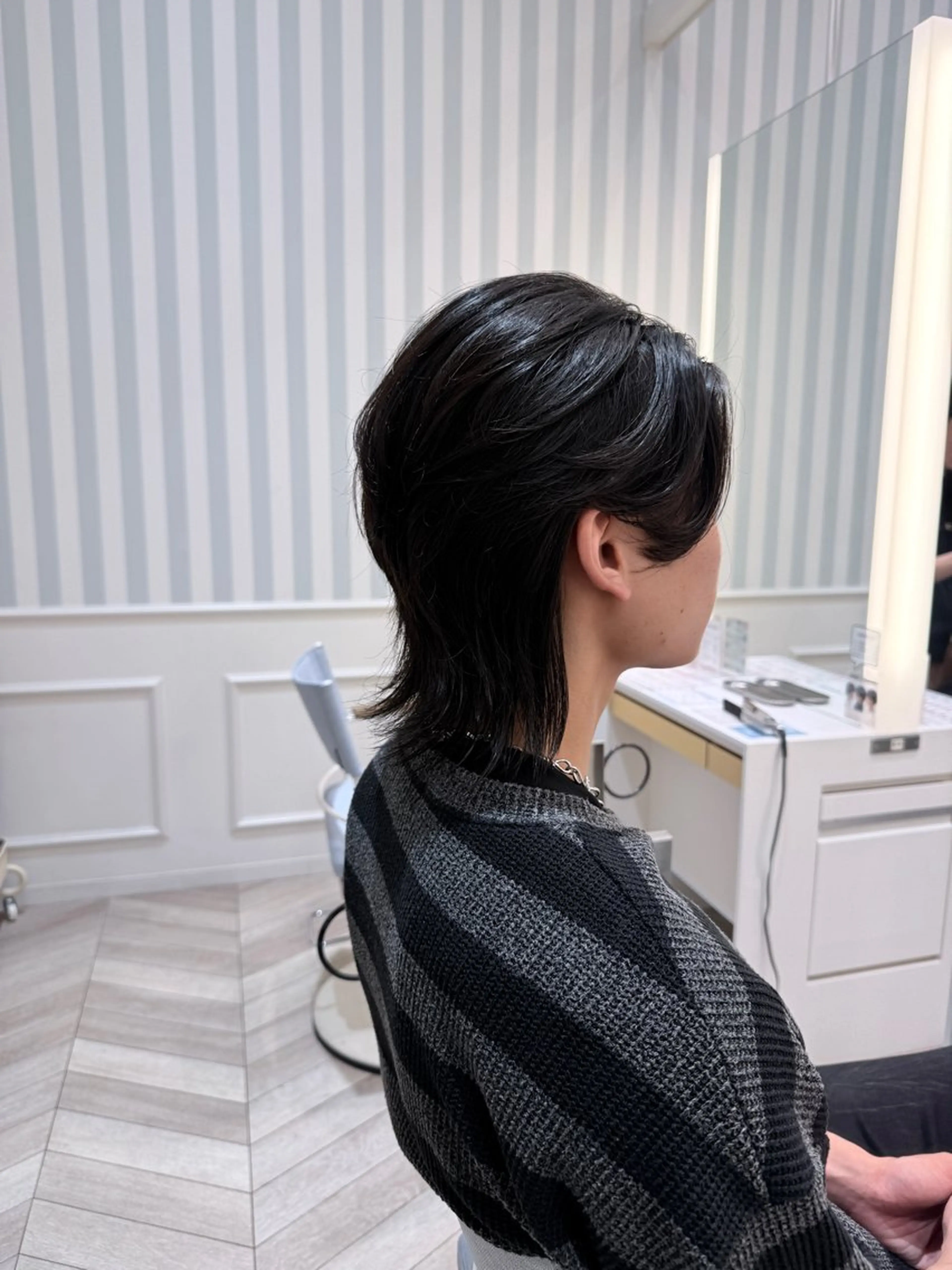 ロング メンズ 透明感カラー🫧 幕内梨乃亜のヘアスタイル