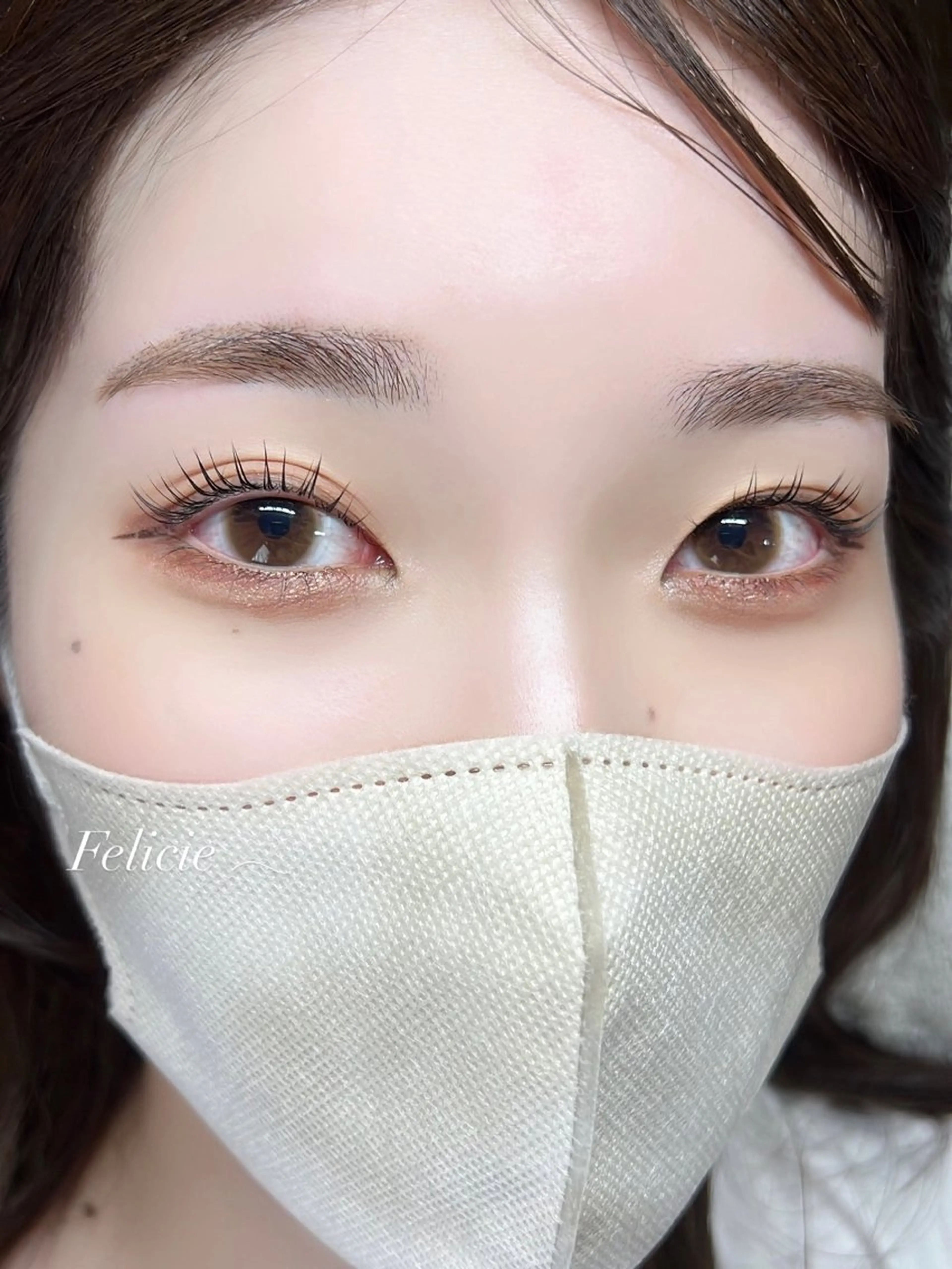 マツエク・マツパ パリジェンヌラッシュリフト マツパ Felicie＊ Sayakaのマツエク・マツパデザイン