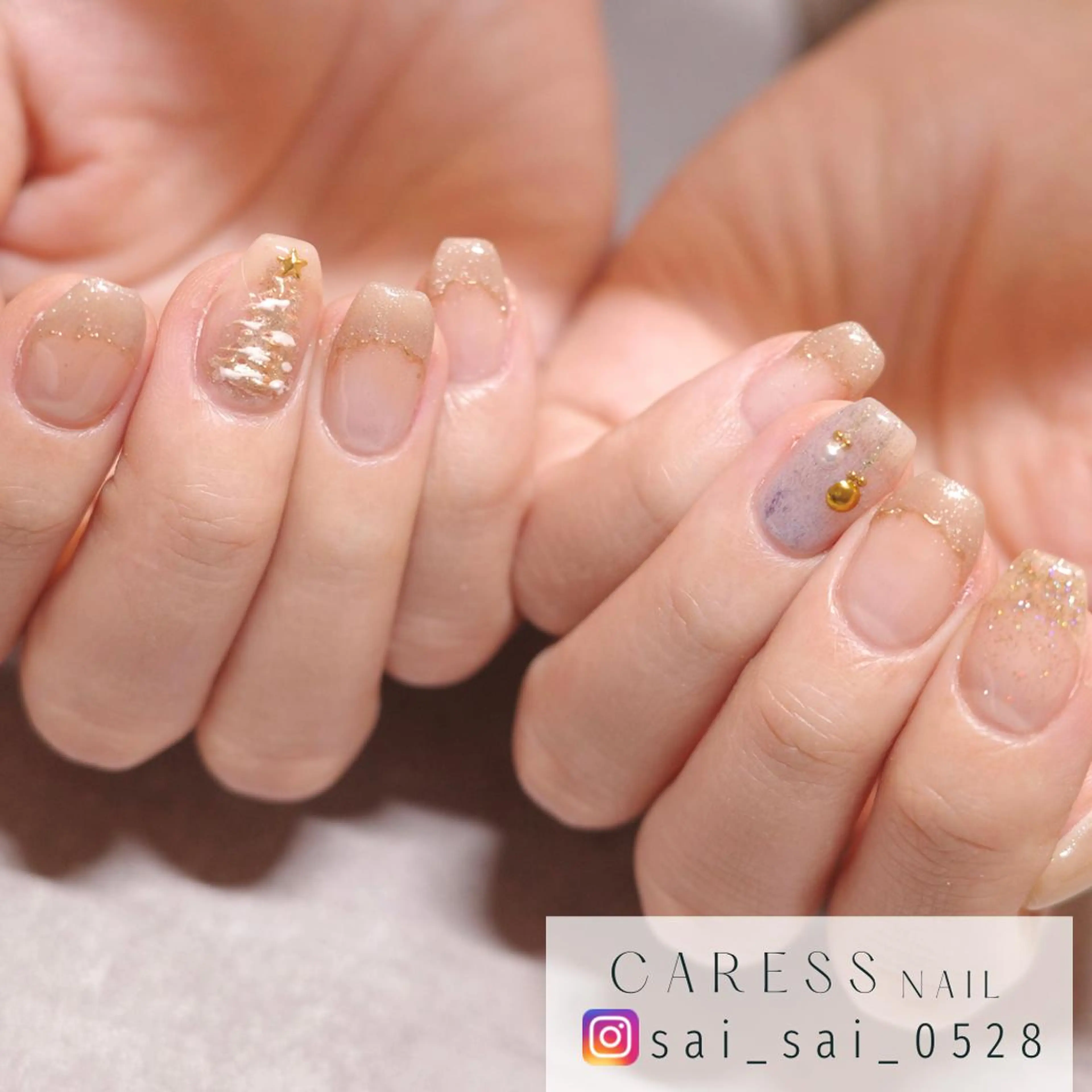 ネイル caress  nail カレスネイル　代々木上原所属・カレスネイル さいのネイルデザイン