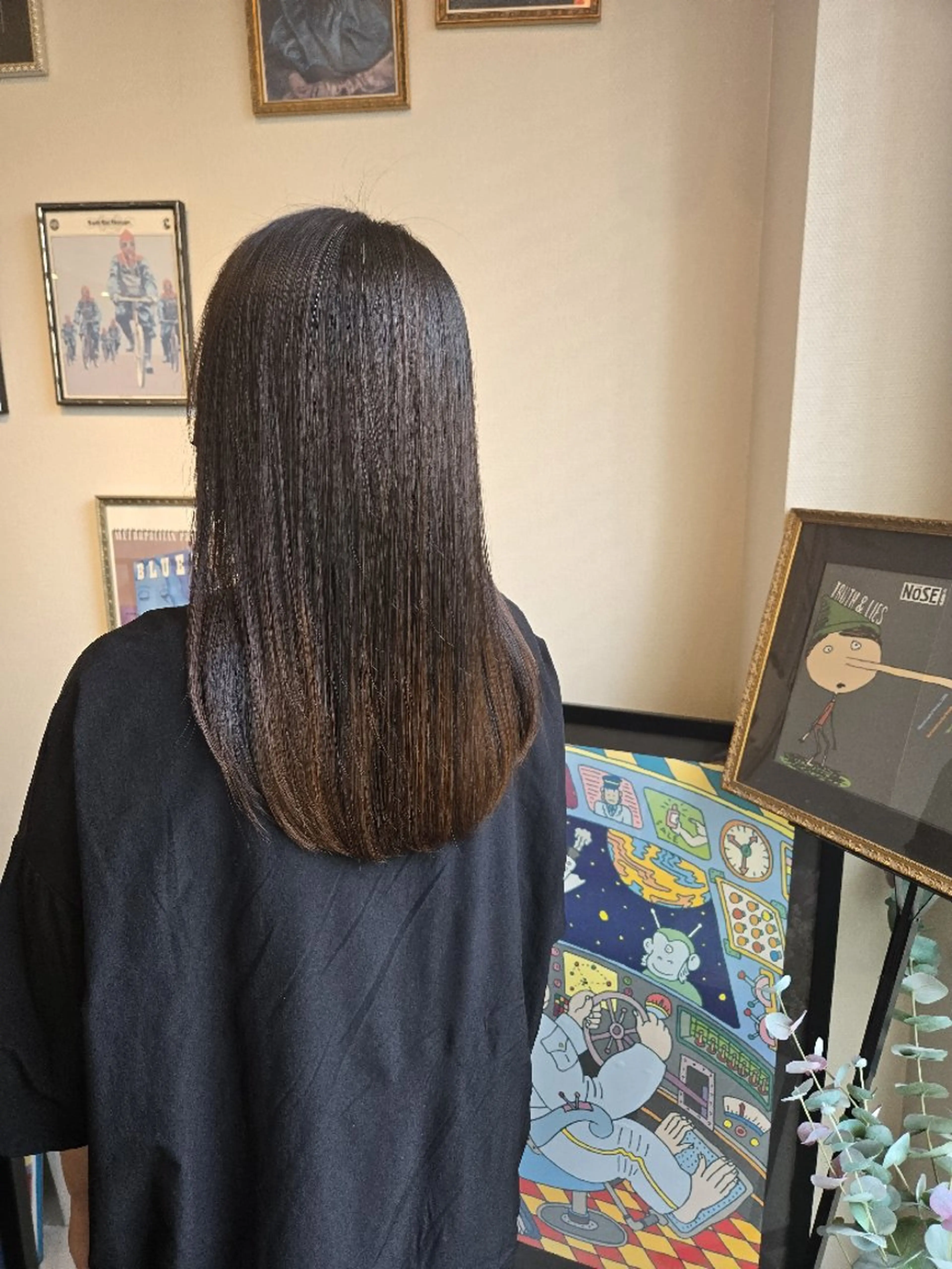 ロング エイジングケア/大人 デザイン/FRAMEのヘアスタイル