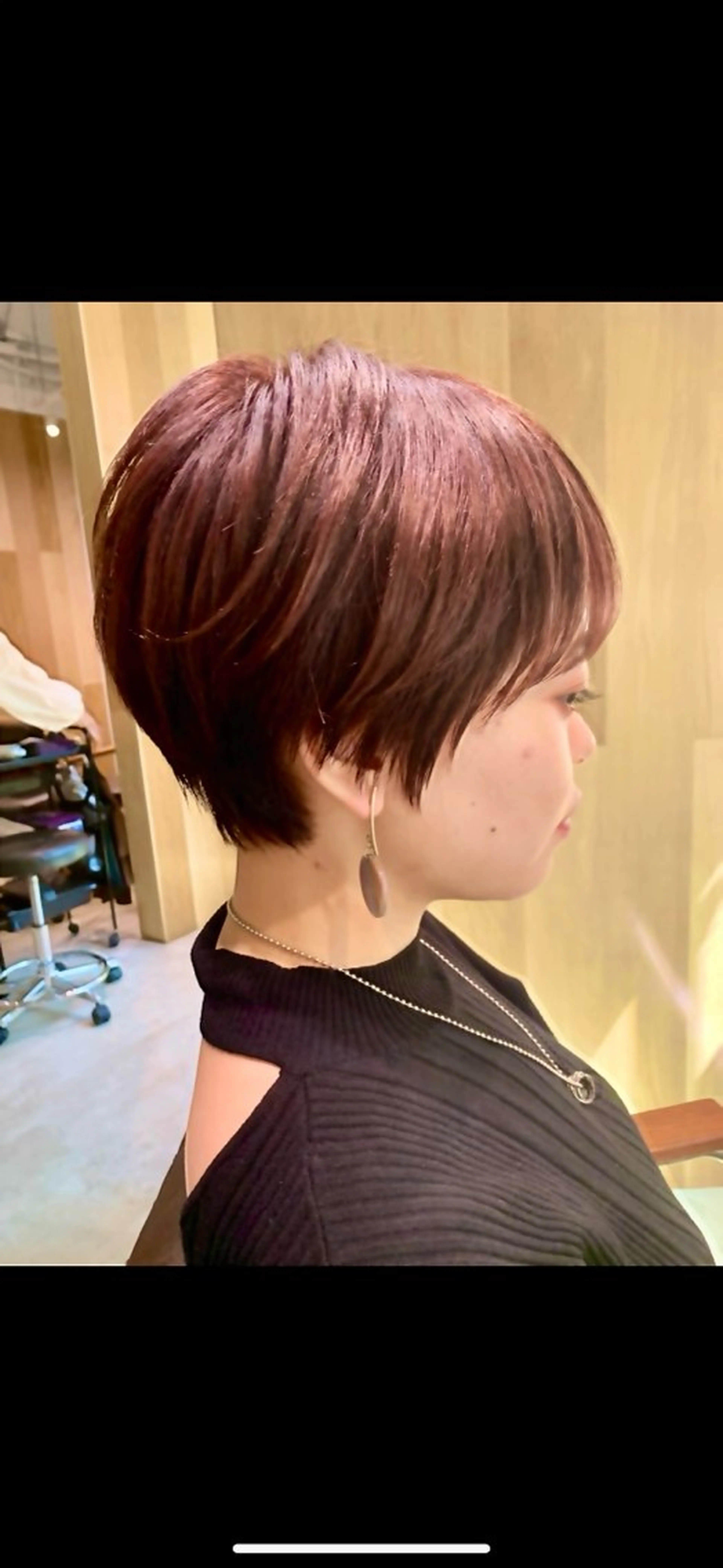 ショート カラー カット ヘアカラー トリートメント natsu fujinoのヘアスタイル