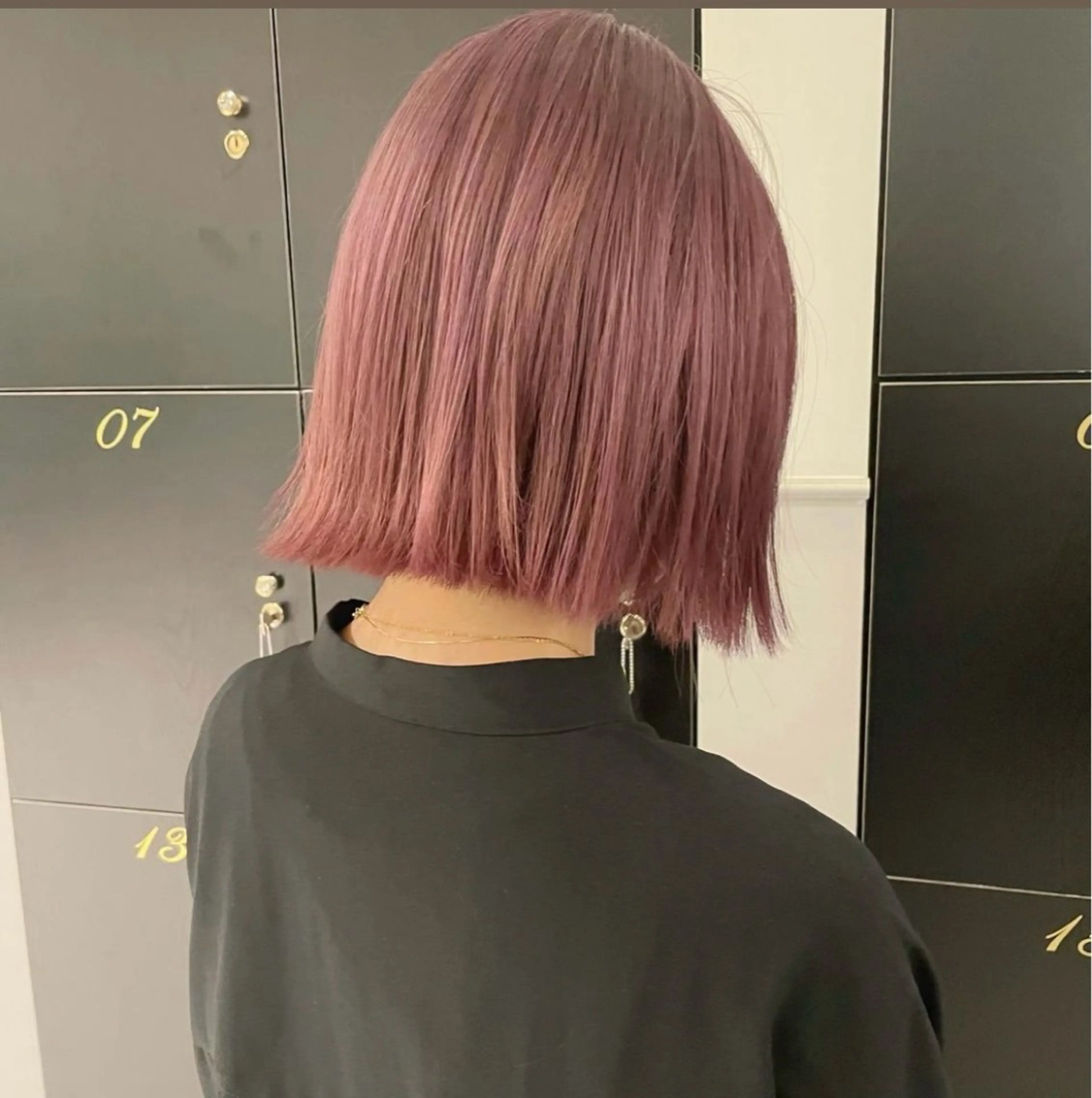 ミディアム カラー 上福大翔 【美髪縮毛矯正】のヘアスタイル