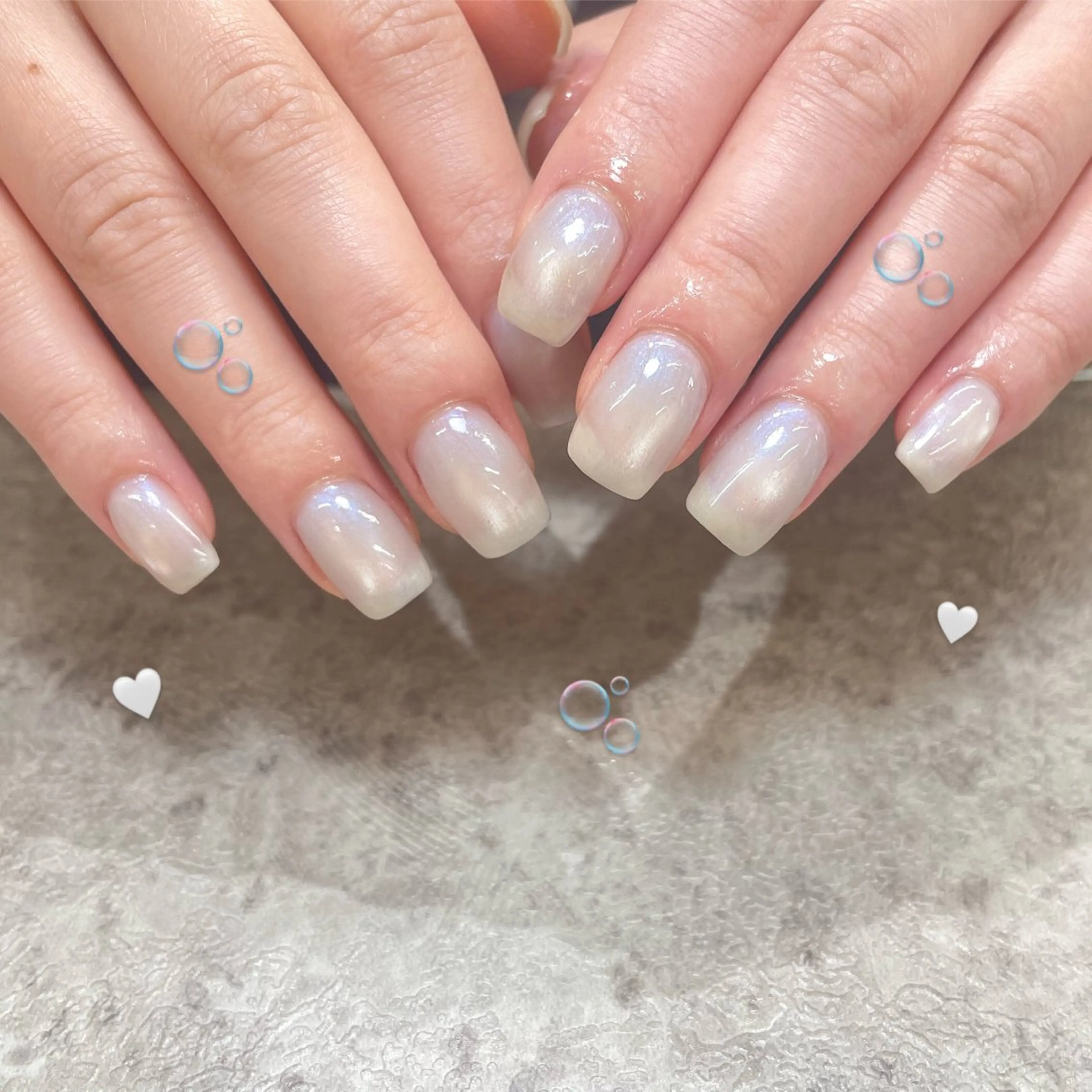 ネイル マグネットネイル マグネットワンカラー ワンカラーネイル BellFlower Akane.Momoのネイルデザイン