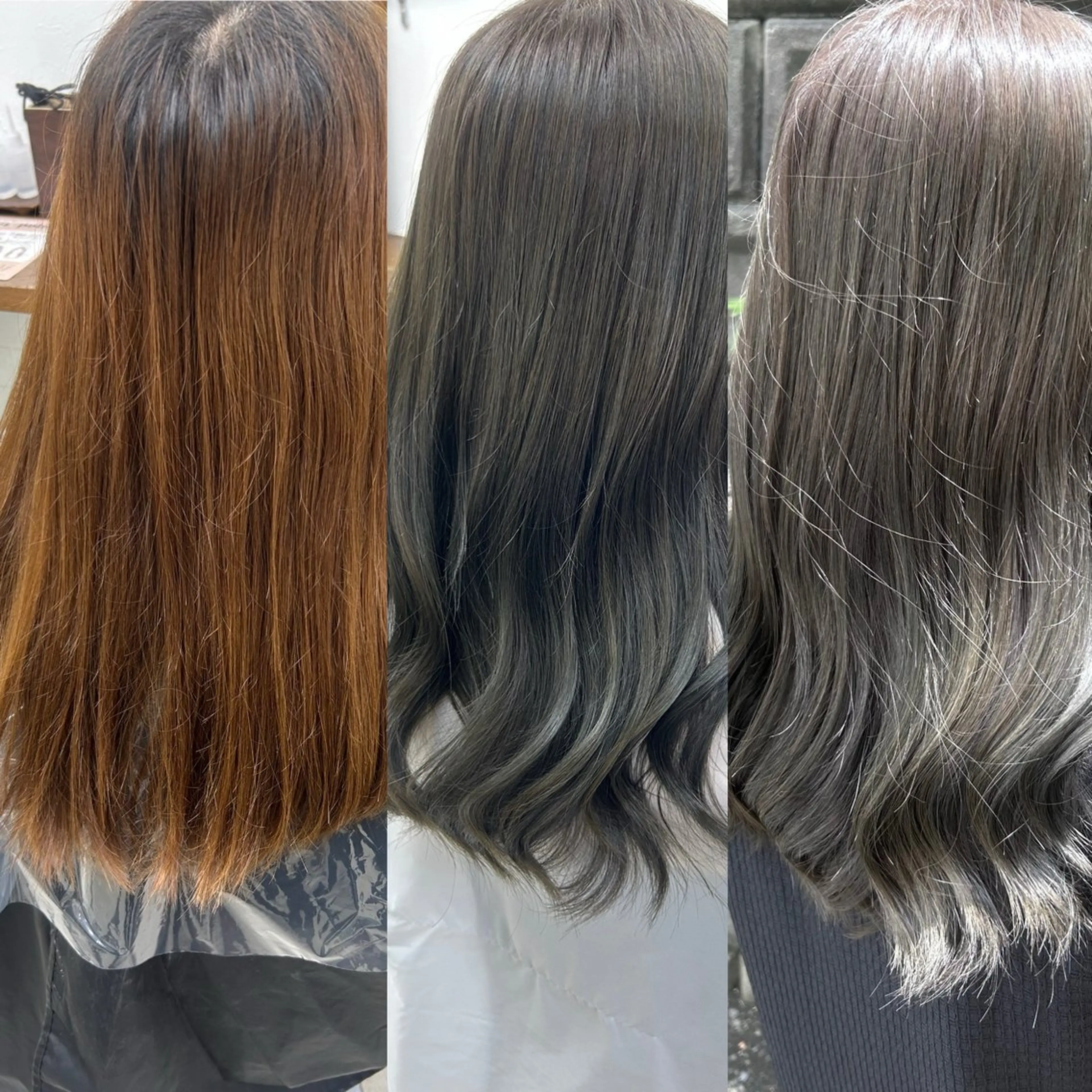 カラー ダブルスキルエクステ /羽エクステ白石宇由のヘアスタイル