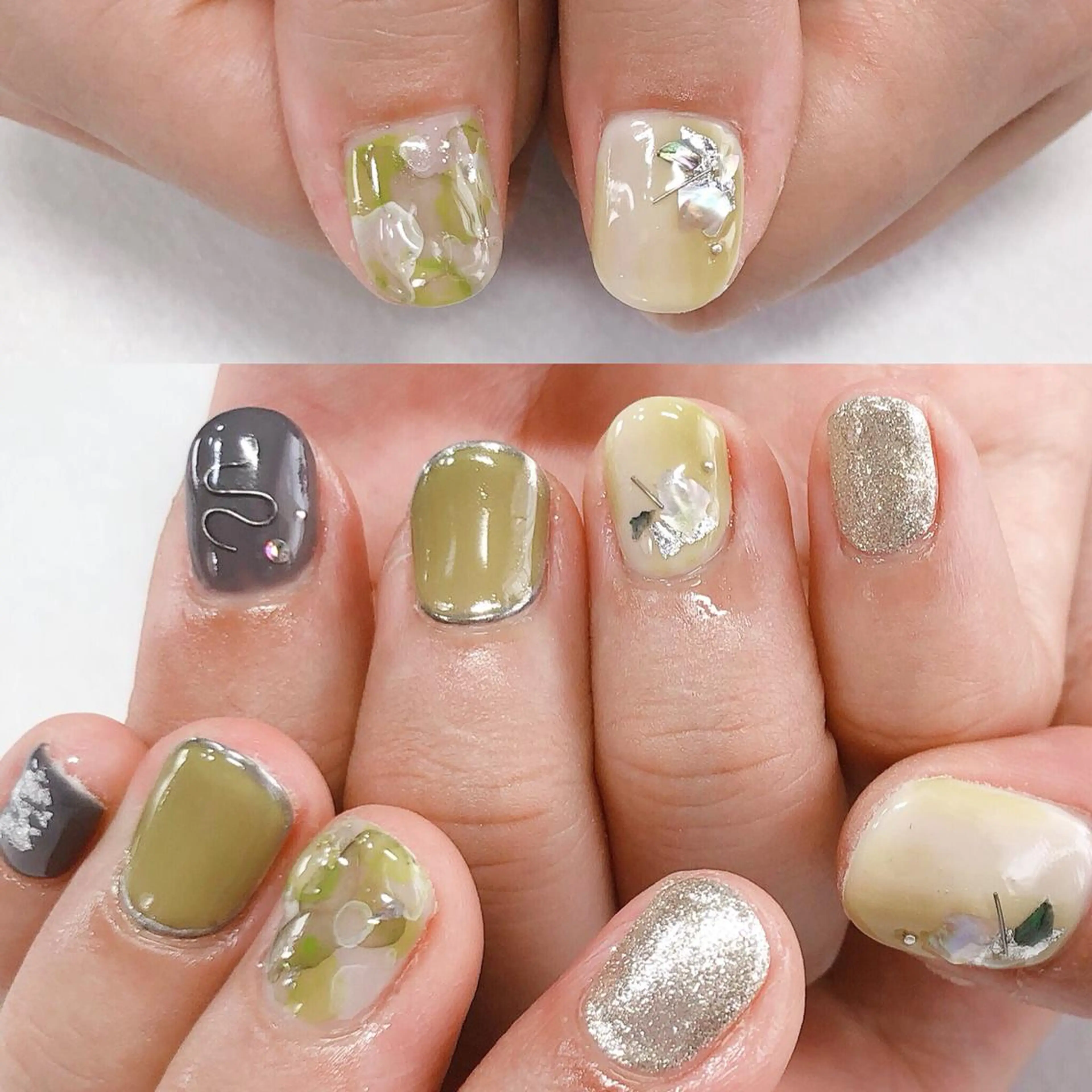 ネイル ジェルネイル 東 千夏のネイルデザイン