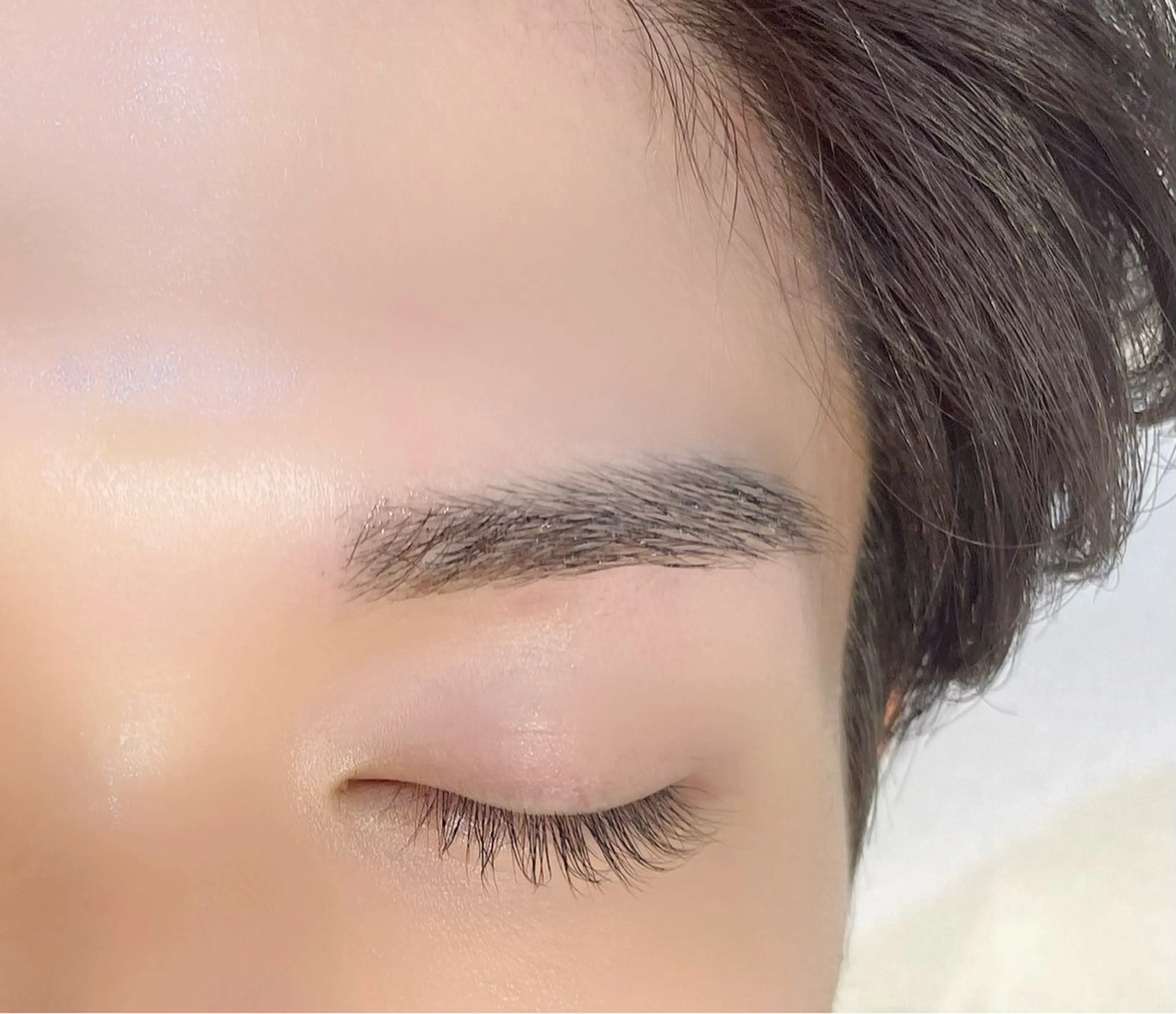 眉ワックス脱毛の写真