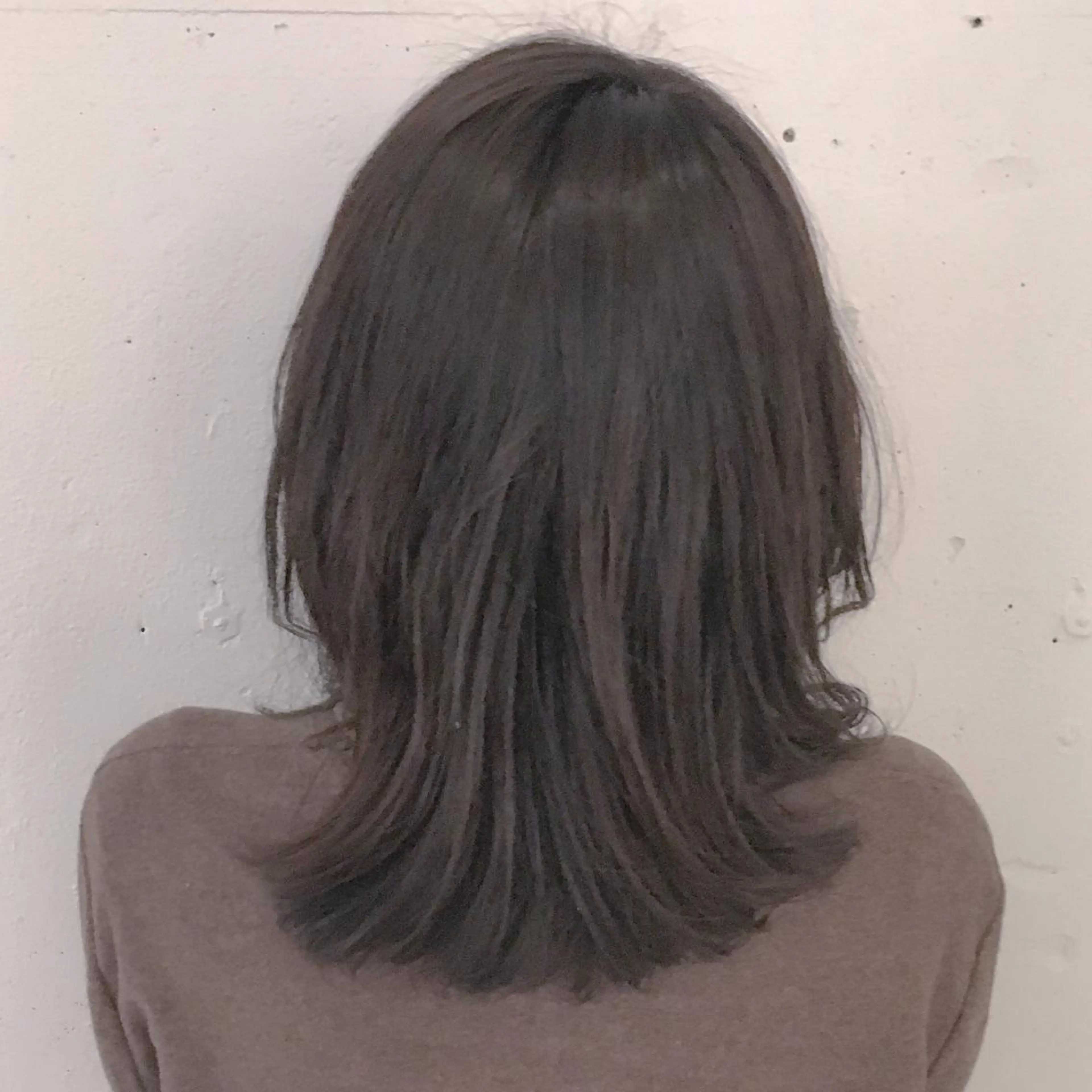 ミディアム カラー パーマ カット ヘアカラー トリートメント トミタ アツシのヘアスタイル