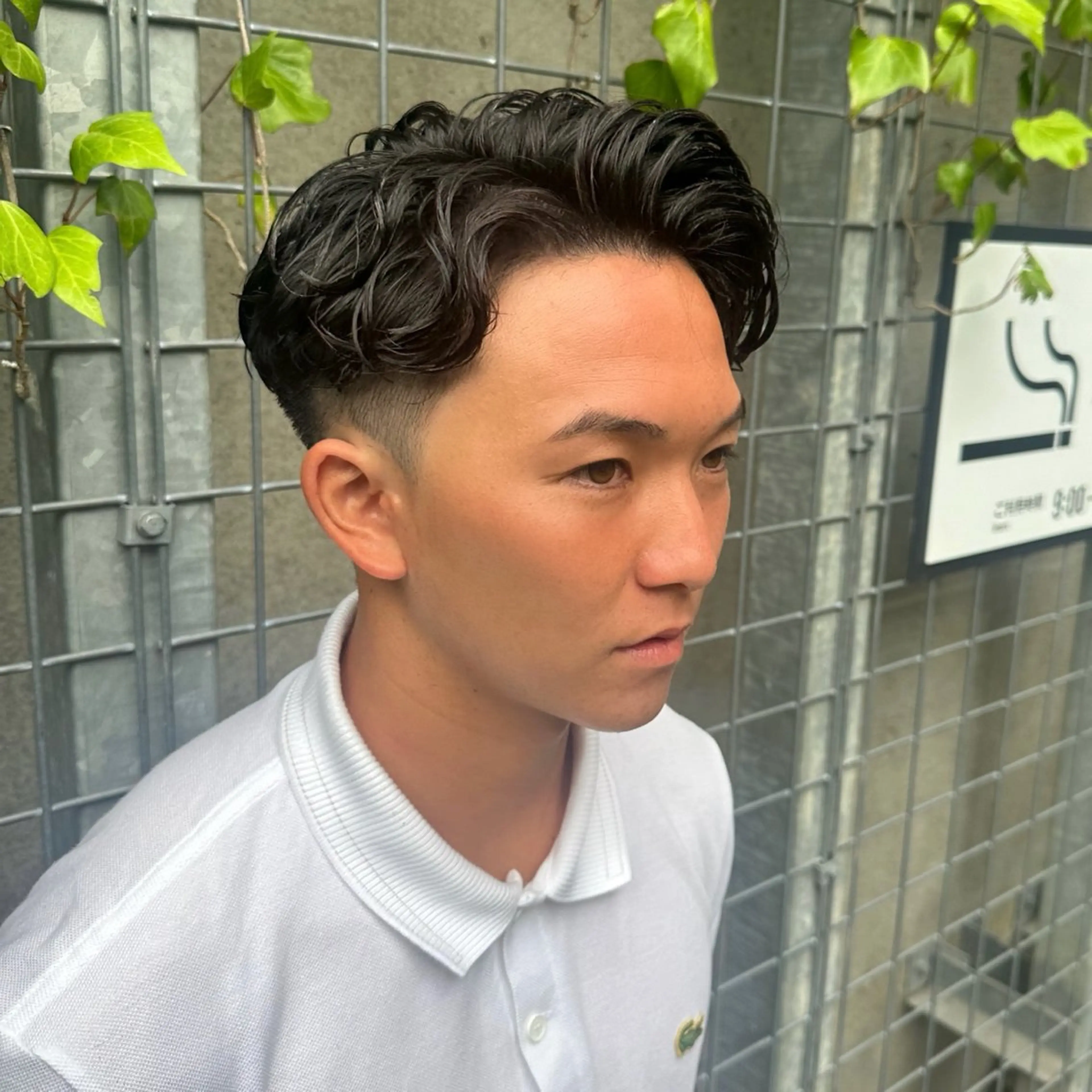 ショート パーマ メンズ メンズパーマ カット パーマ トリートメント ツイスパ/メンズ パーマ/歩夢のヘアスタイル