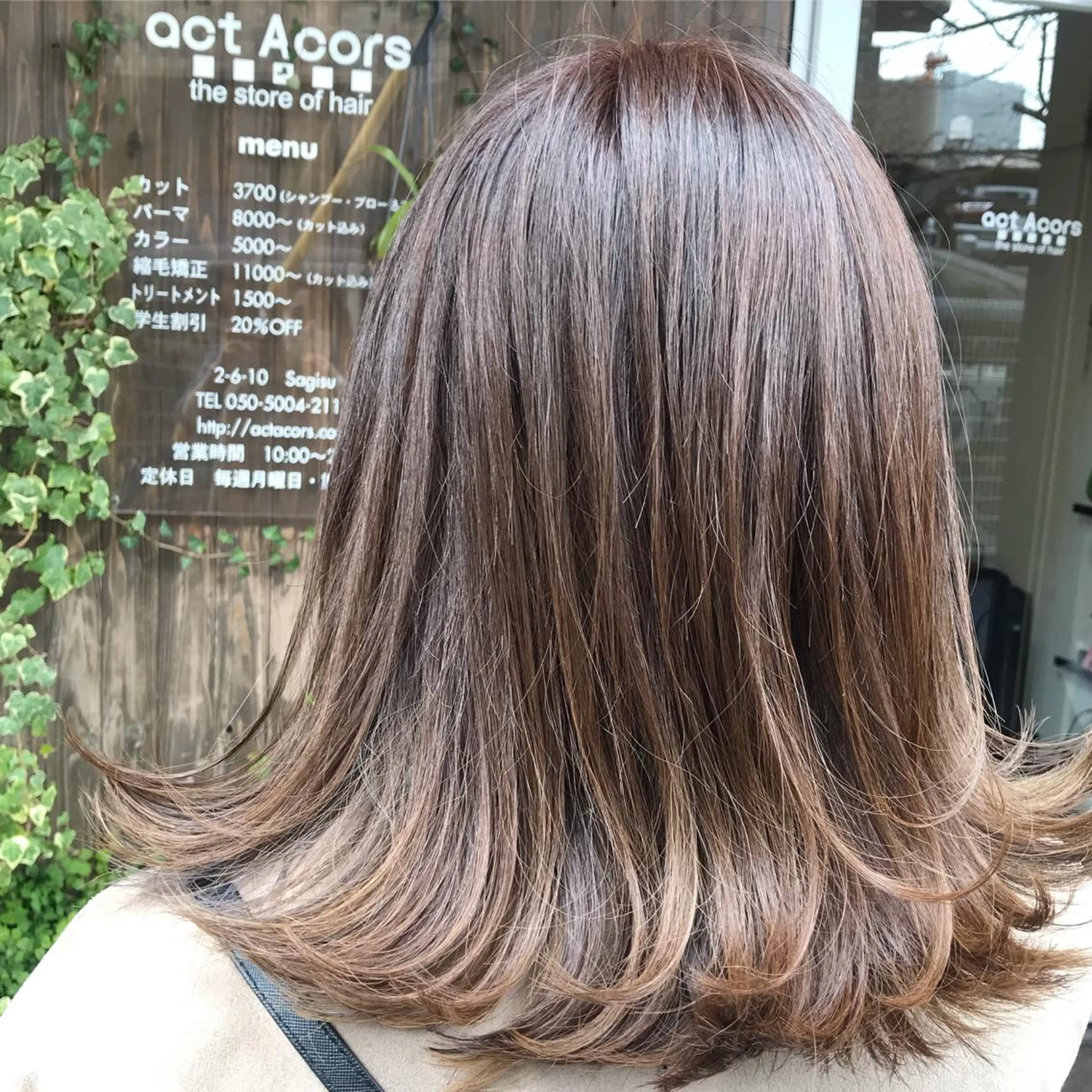 ミディアム 【似合わせカット】 松尾一気のヘアスタイル