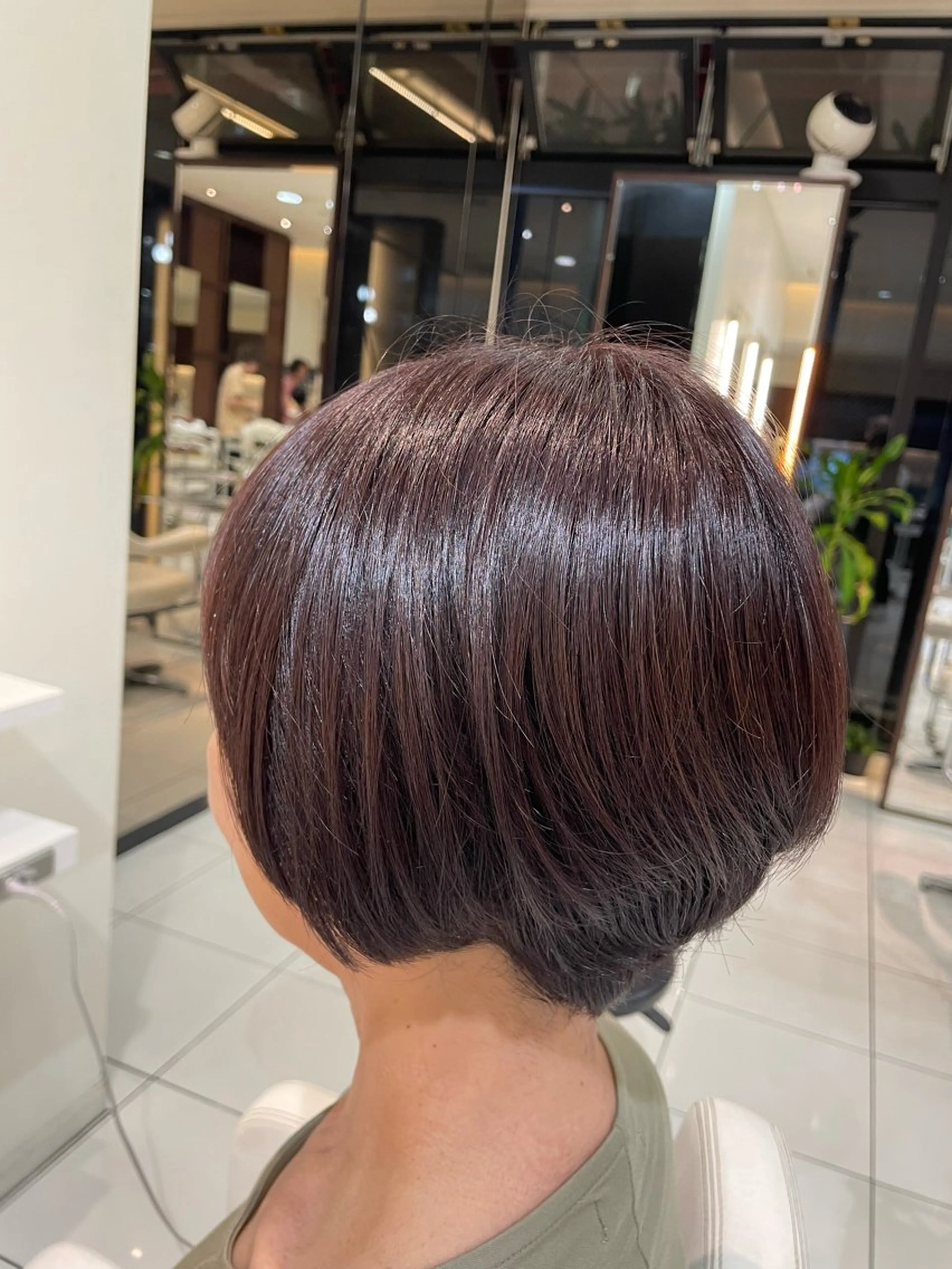 カラー 石井 真帆のヘアスタイル