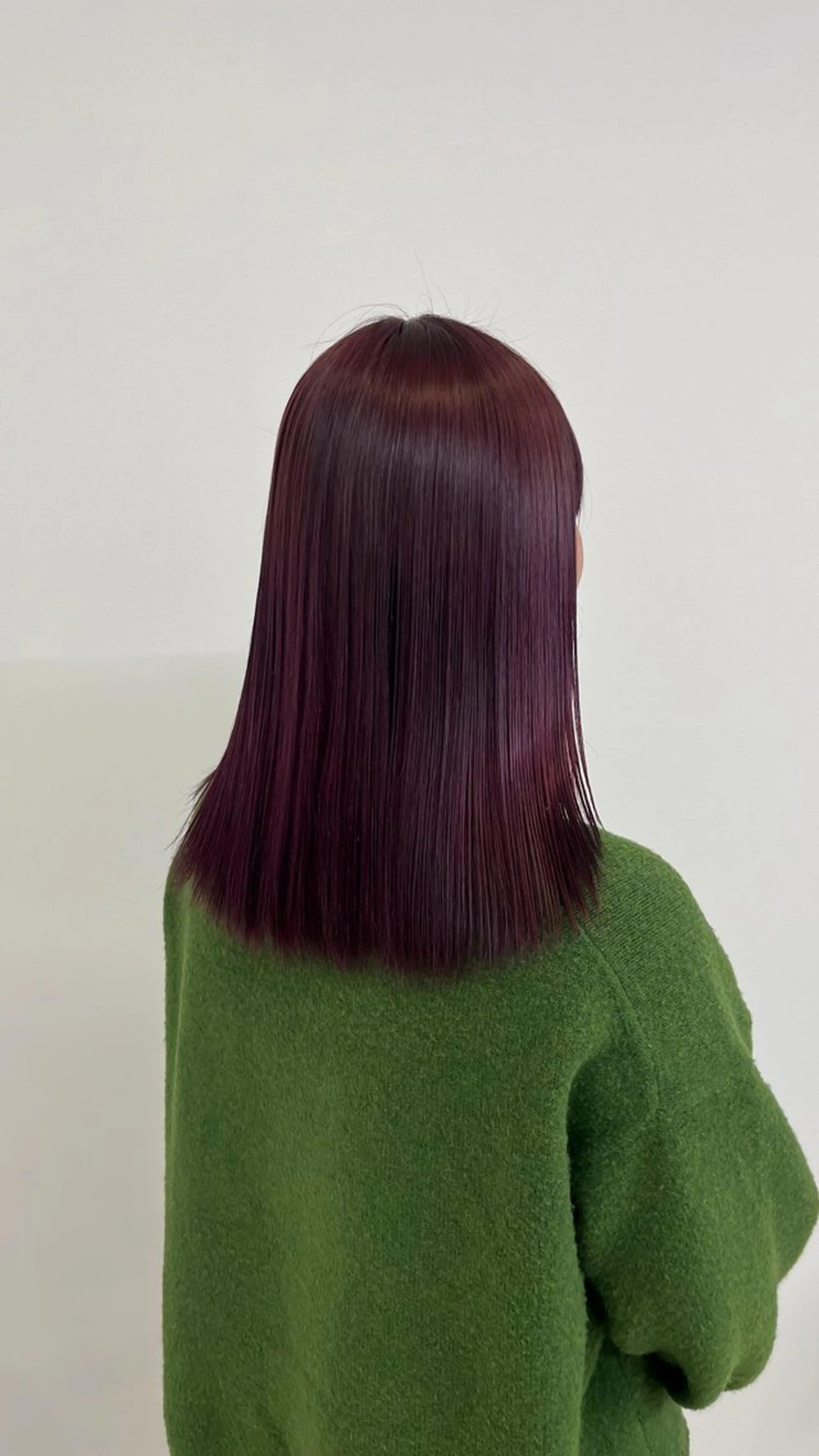 カラー ルプラボウ ふくい きなりのヘアスタイル