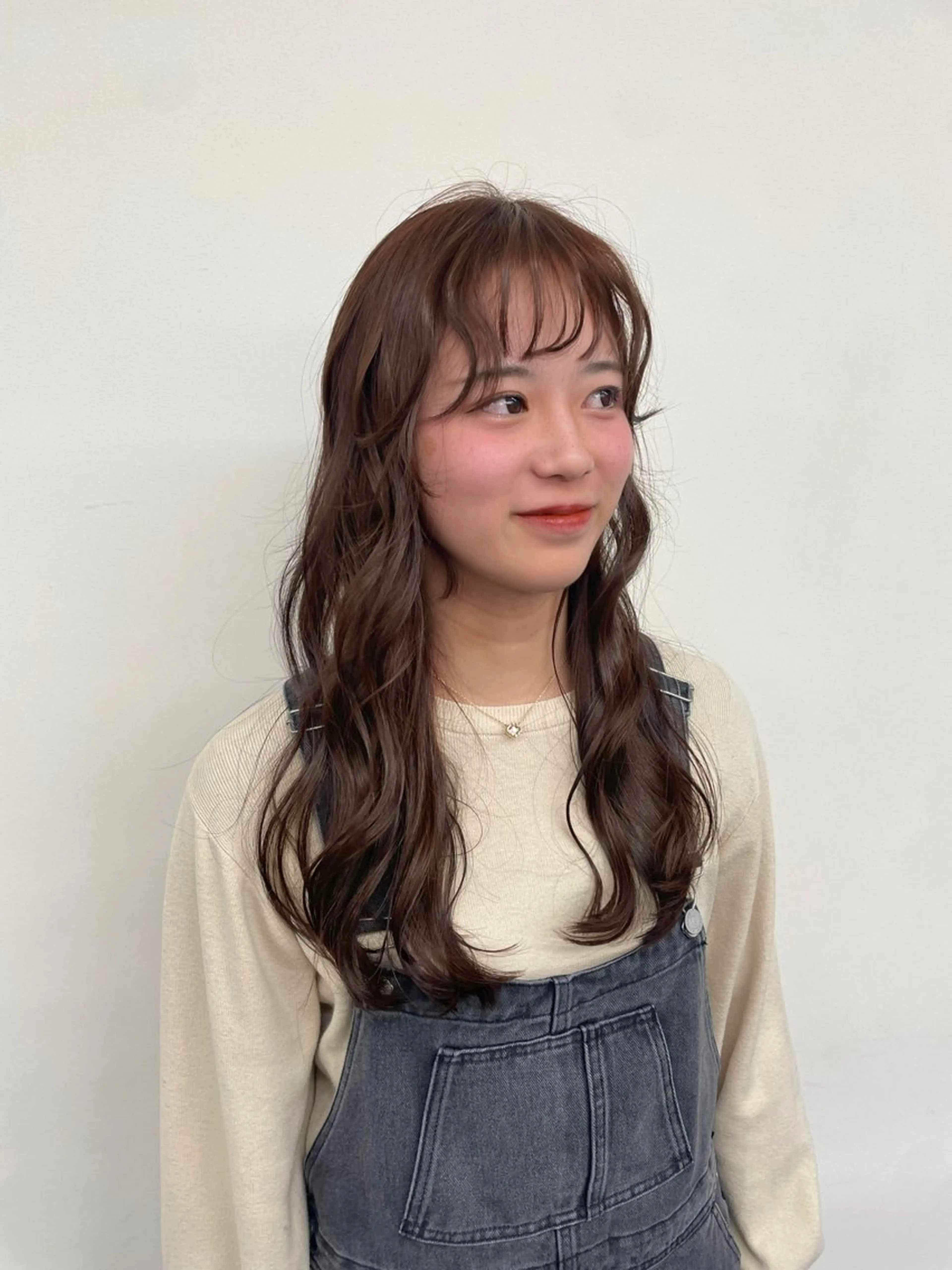 カラー 暖色カラー/レイヤー 唯菜 ﾕｲﾅのヘアスタイル