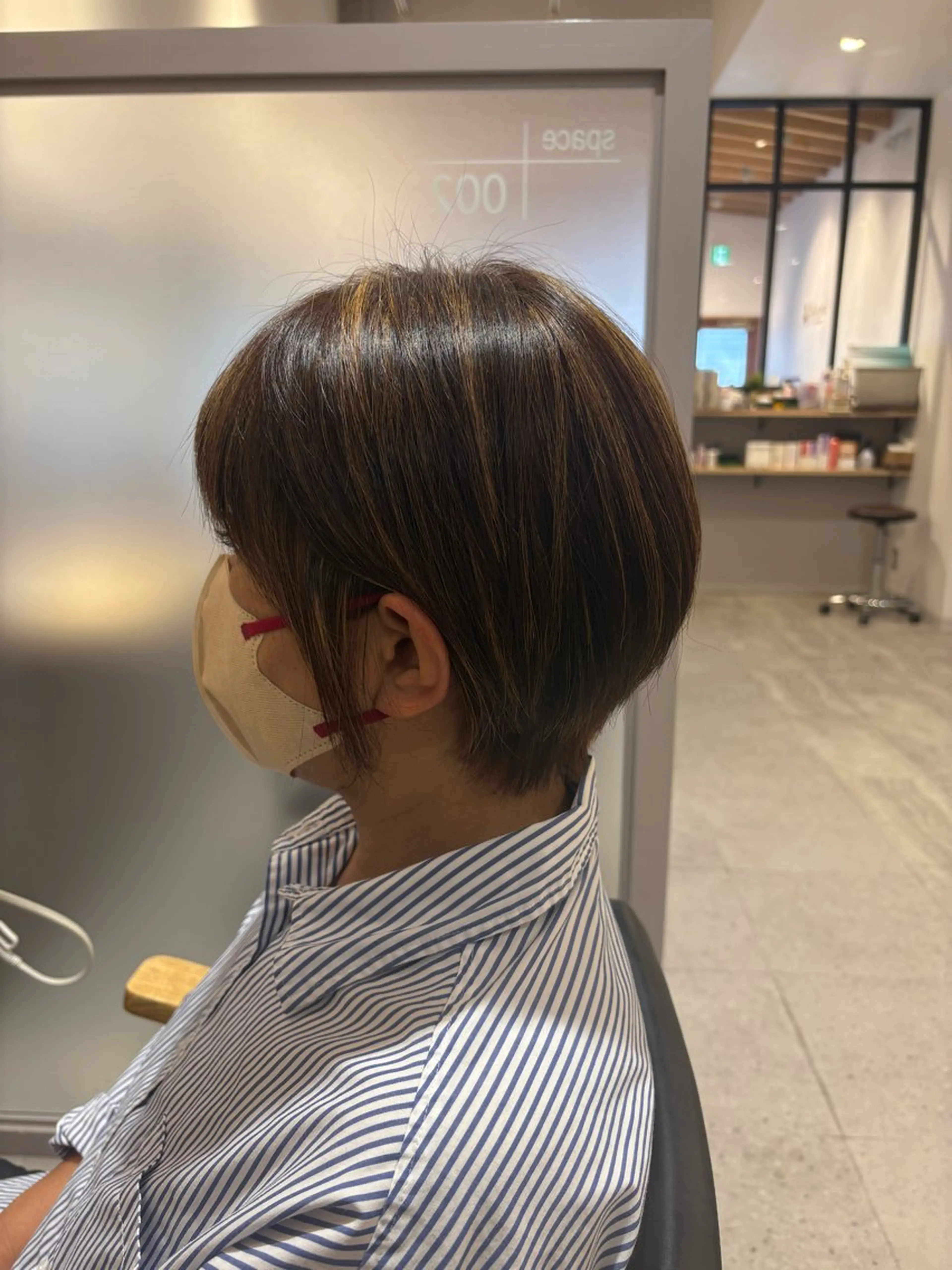 ショート ショートヘア 黒川 真裕のヘアスタイル