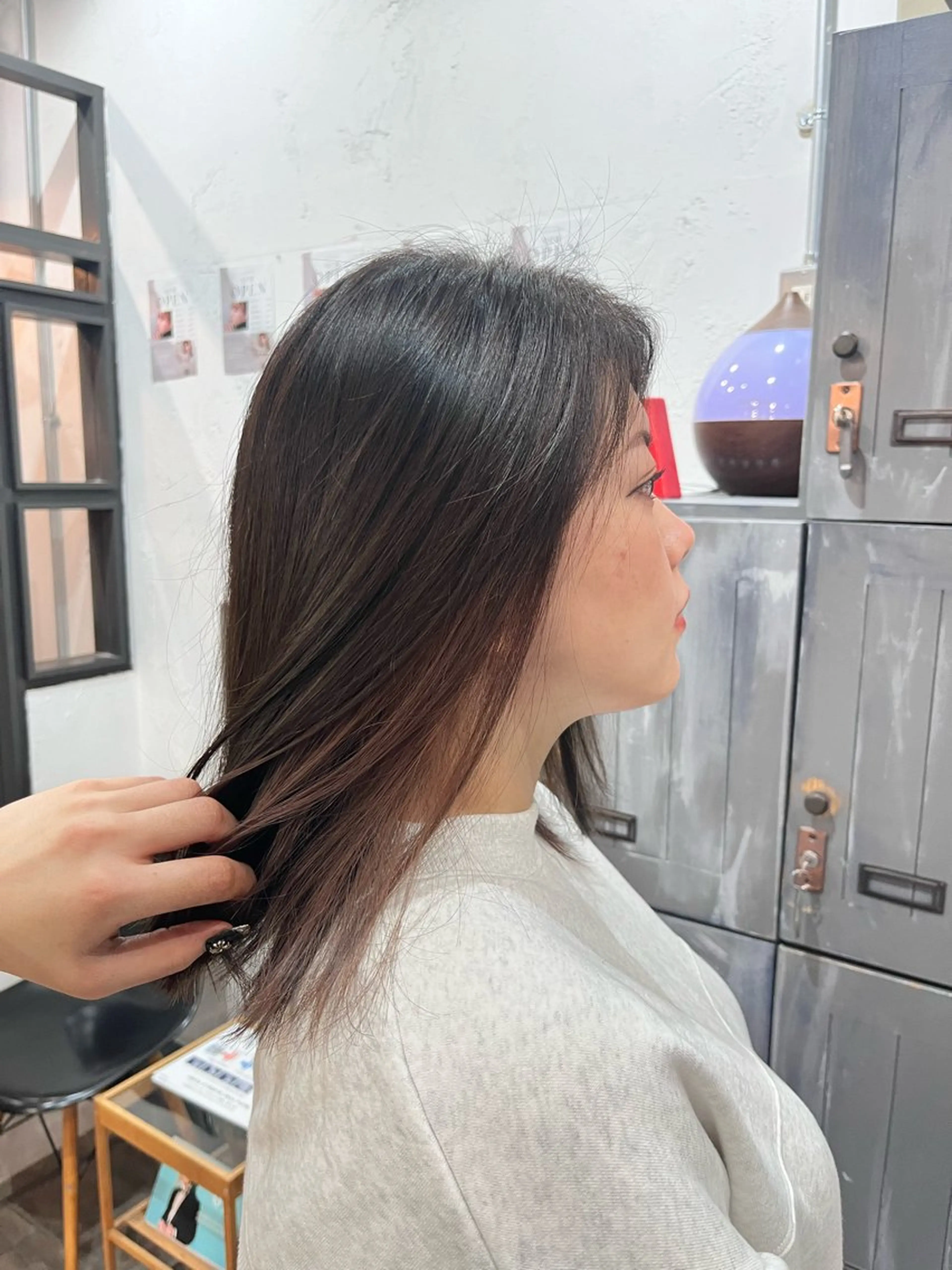 カラー ベージュカラー ダブルカラー 🖤西嶋　桃花🖤 エクステ/レイヤーのヘアスタイル