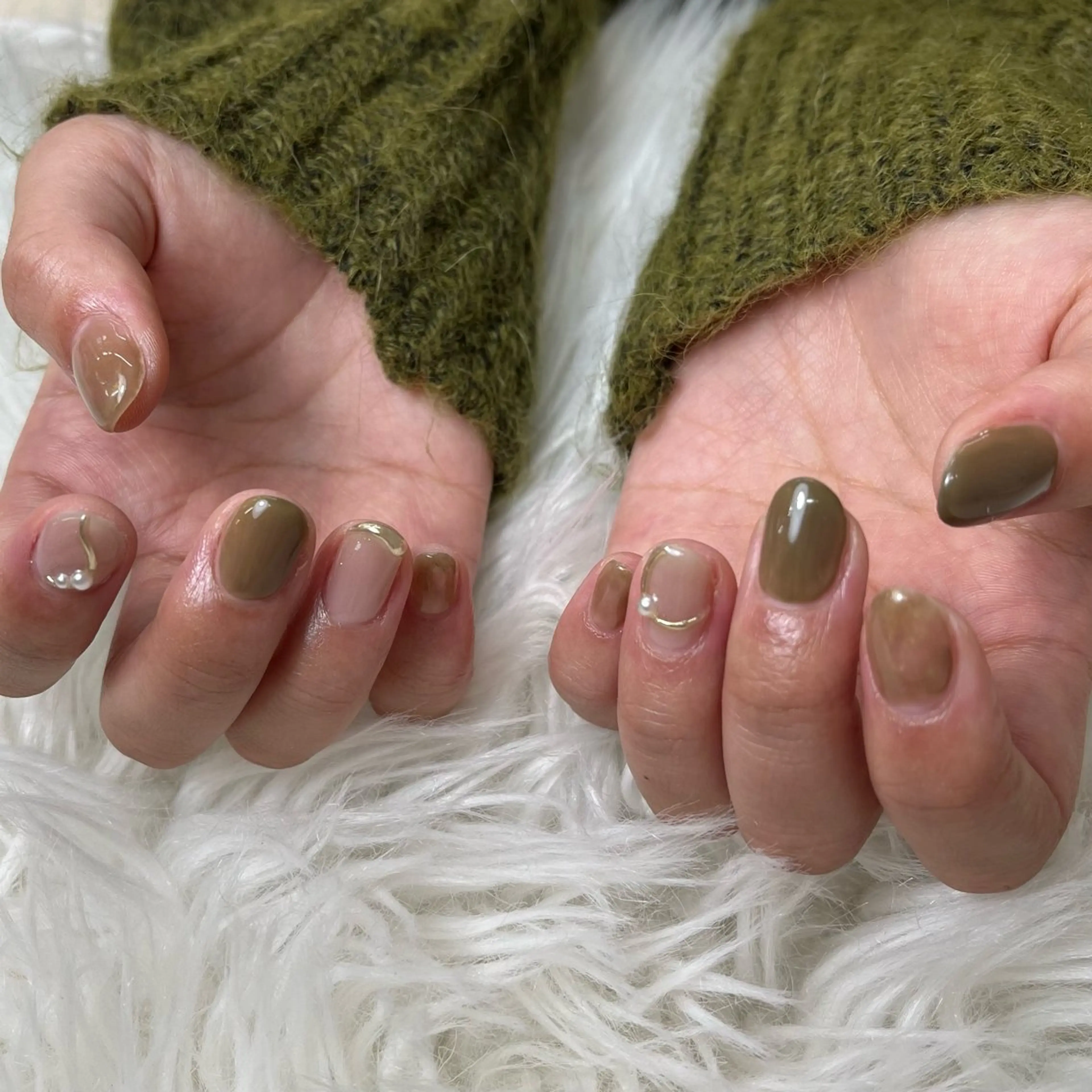 ネイル アートネイル ニュアンスネイル ハンドネイル nail salon &e ayanoのネイルデザイン