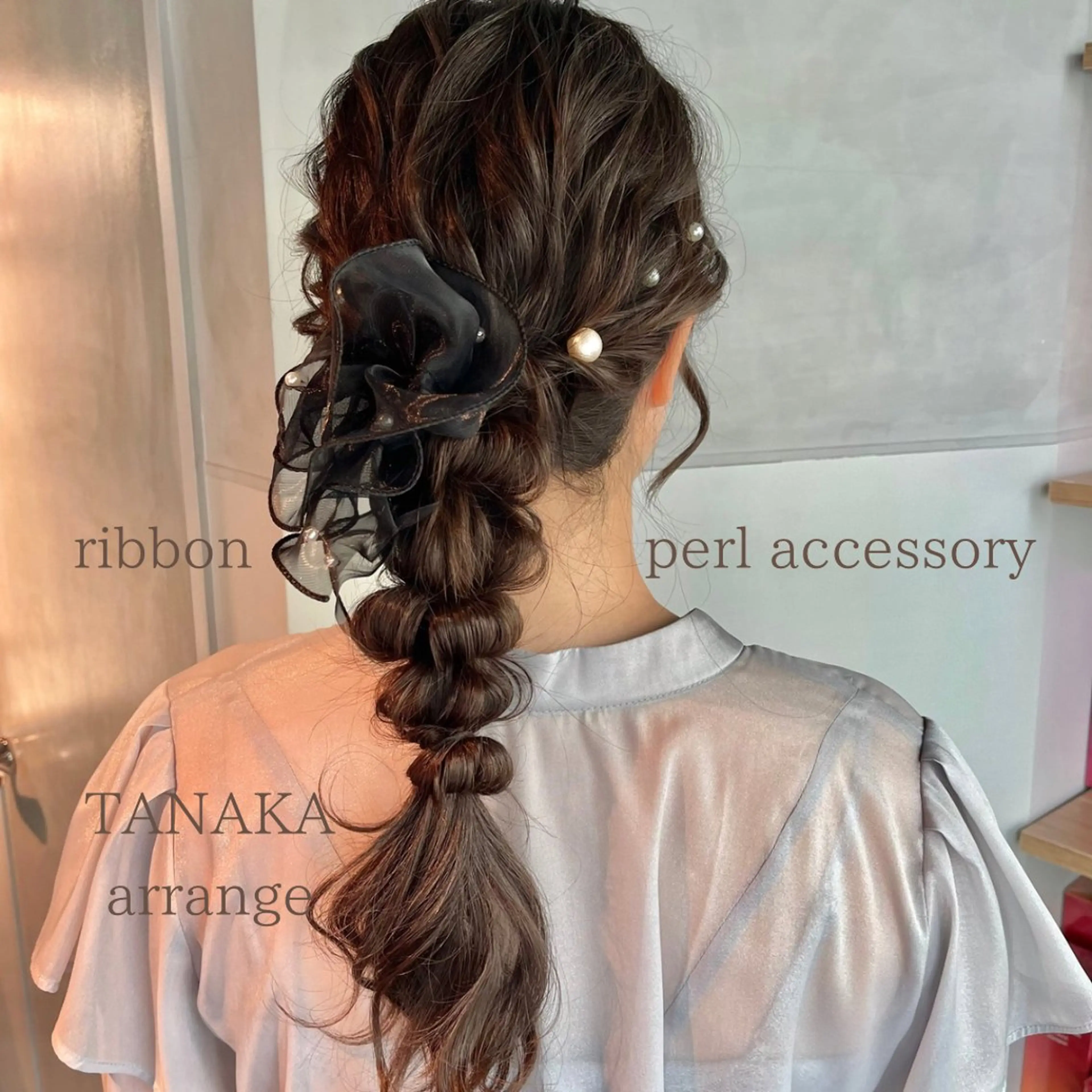 ヘアアレンジ 結婚式・ブライダル 卒業式のヘアスタイル ヘアセット charm《銀座》 ヘアセット/縮毛矯正のヘアスタイル