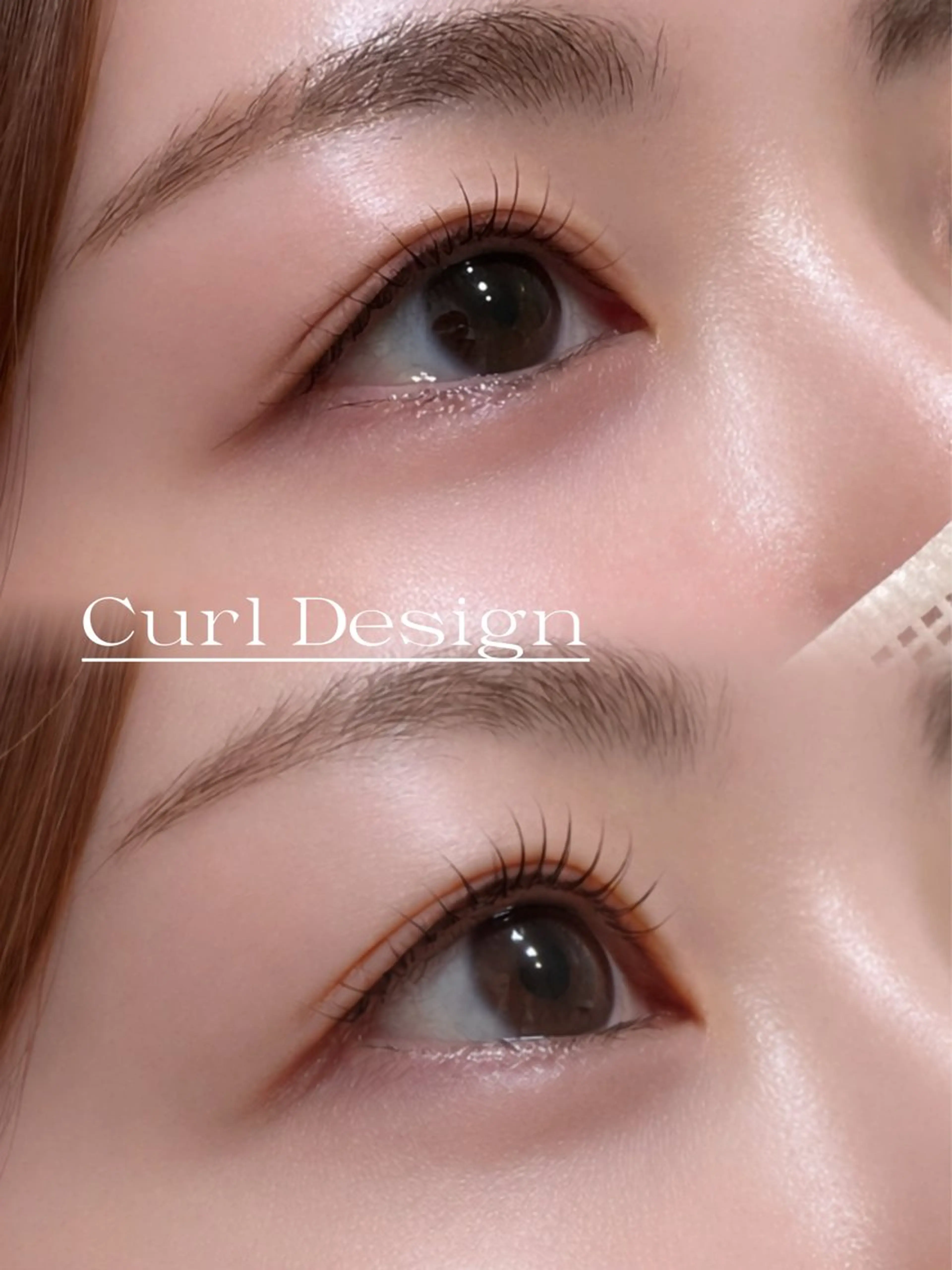 マツエク・マツパ 一重×まつ毛パーマ マツパ en_ モモカのマツエク・マツパデザイン