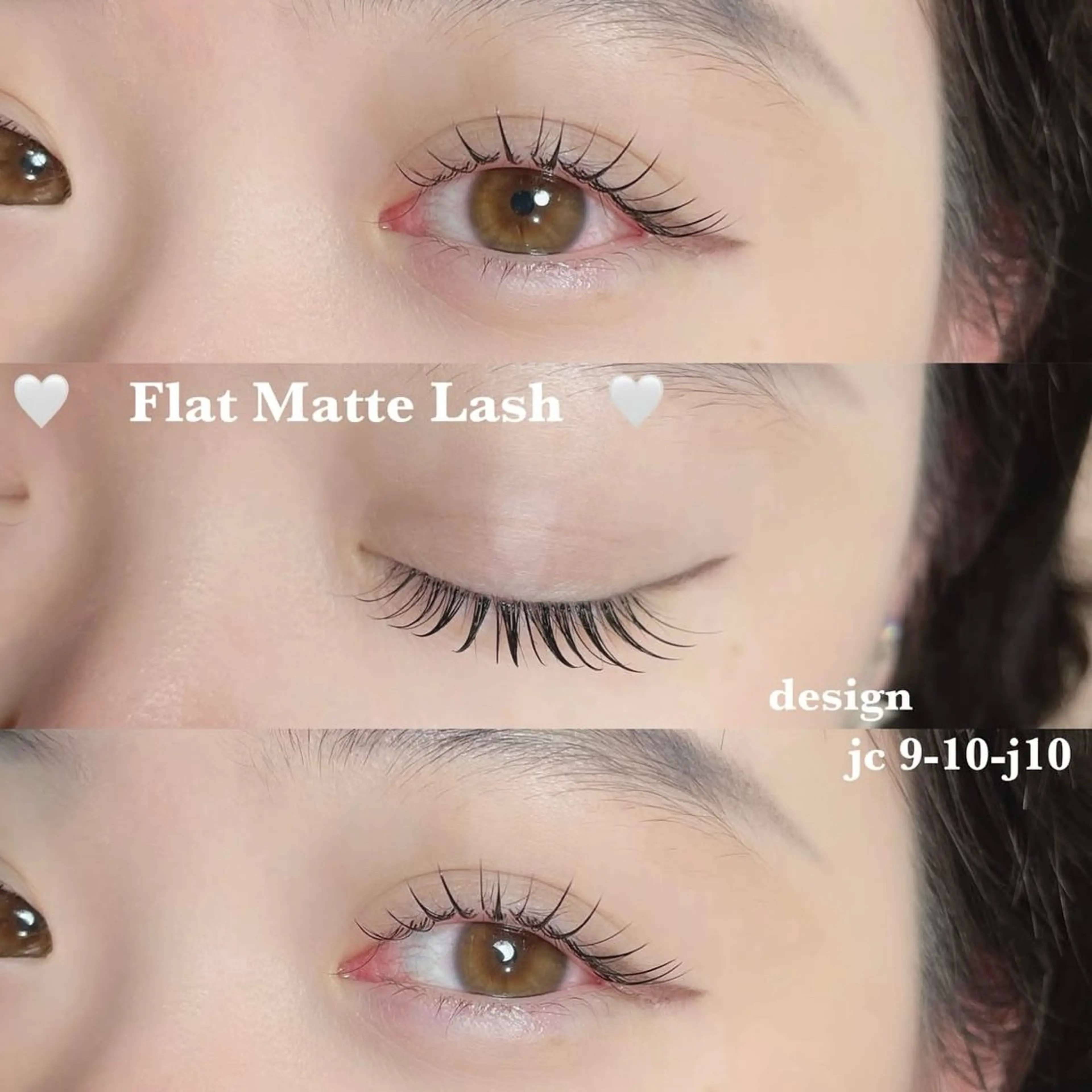 マツエク・マツパ 束感まつ毛 フラットラッシュ マツエク Kaoru .のマツエク・マツパデザイン