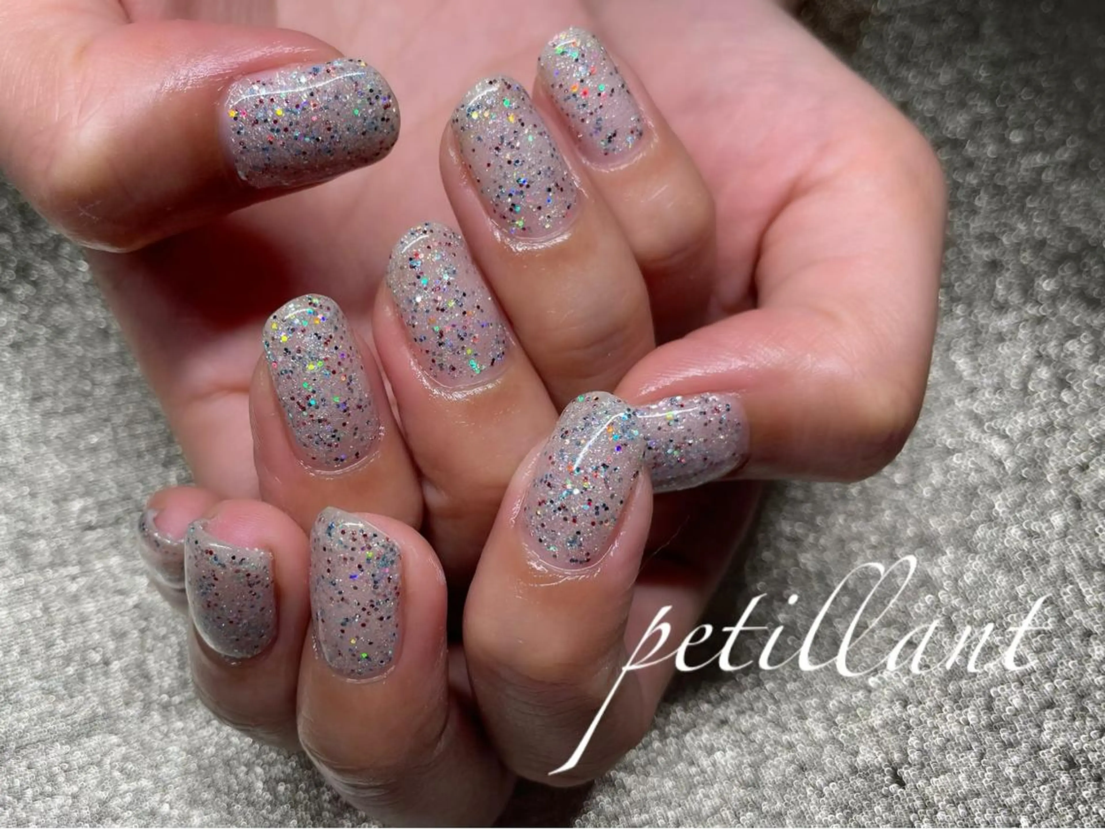 ネイル ラメ(グリッター) petillant所属・nail salon petillantのネイルデザイン