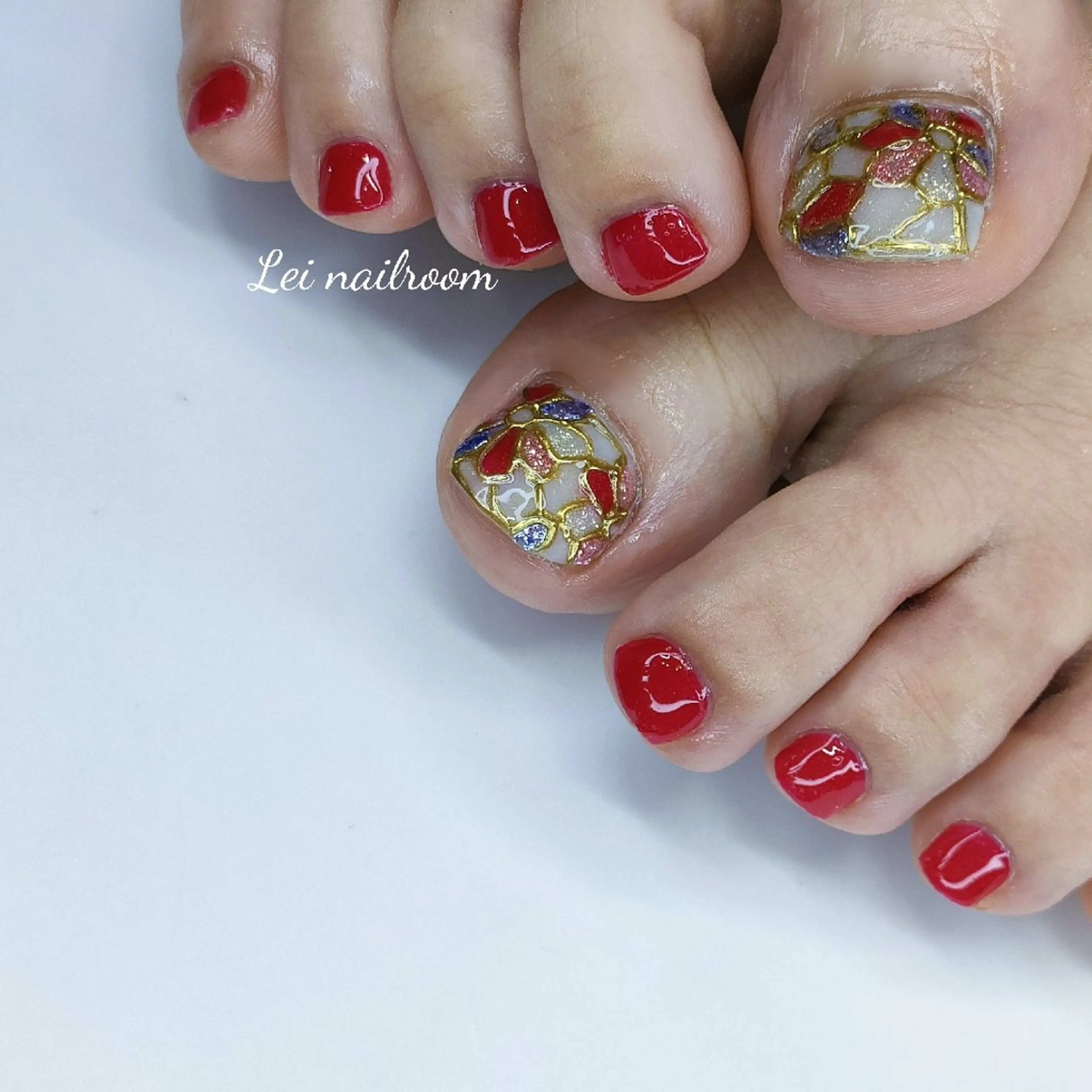 ネイル アートネイル フットネイル lei🌼 nailroomのネイルデザイン