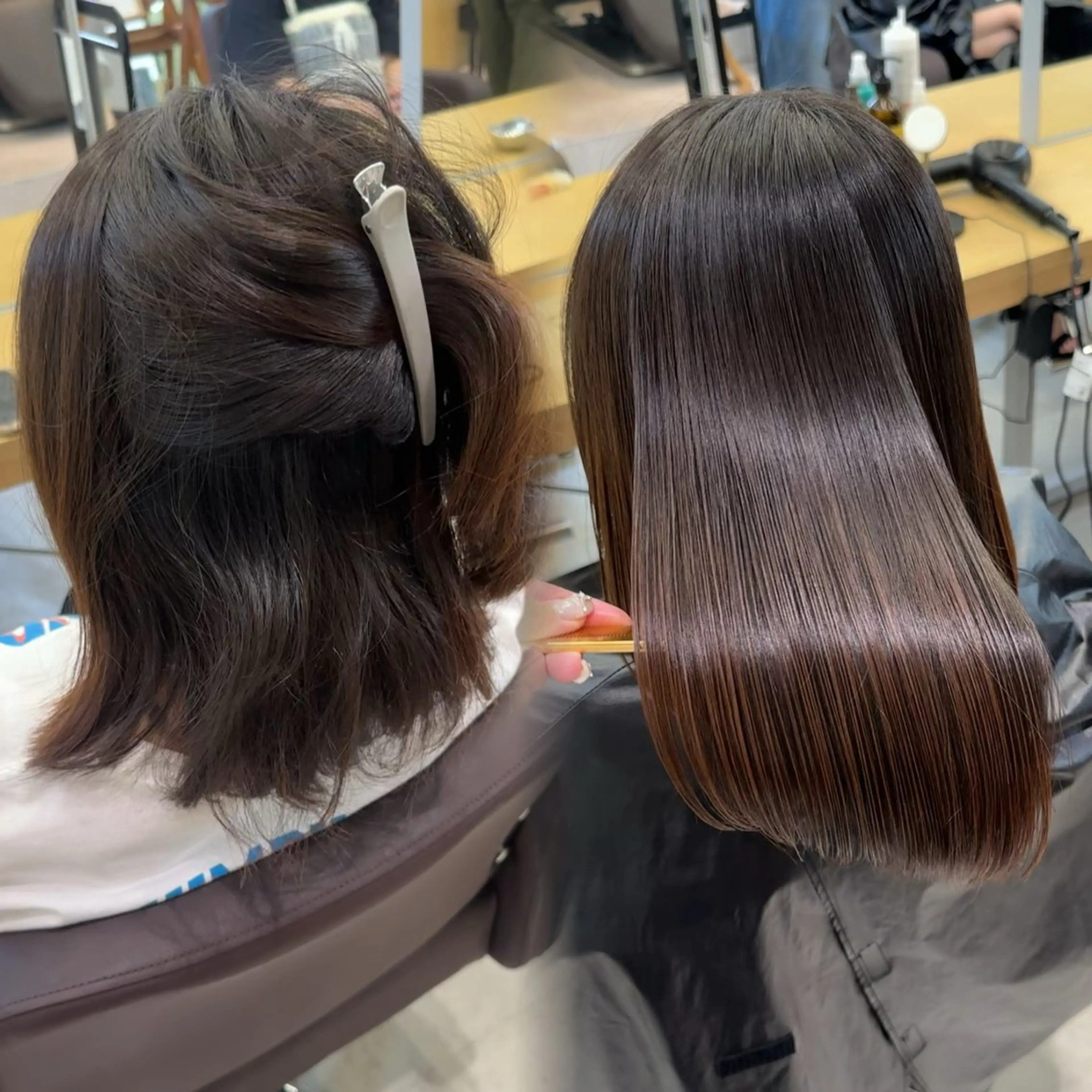 ロング カラー 髪質改善 縮毛矯正 トリートメント 縮毛矯正特化/ 髪質改善/菊地菜々美のヘアスタイル