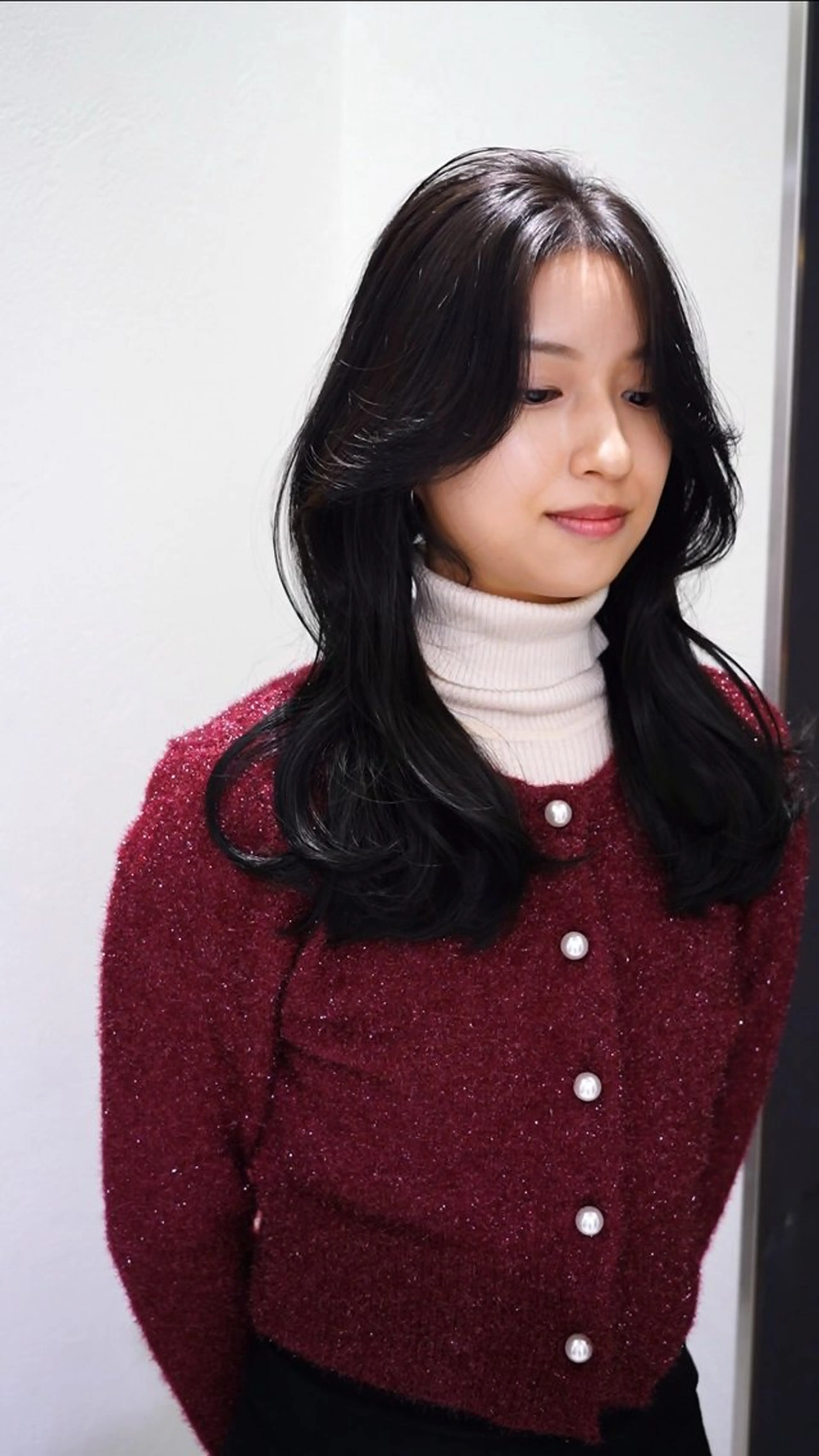 ロング レイヤーカット ボブ/ミディアム sakuのヘアスタイル