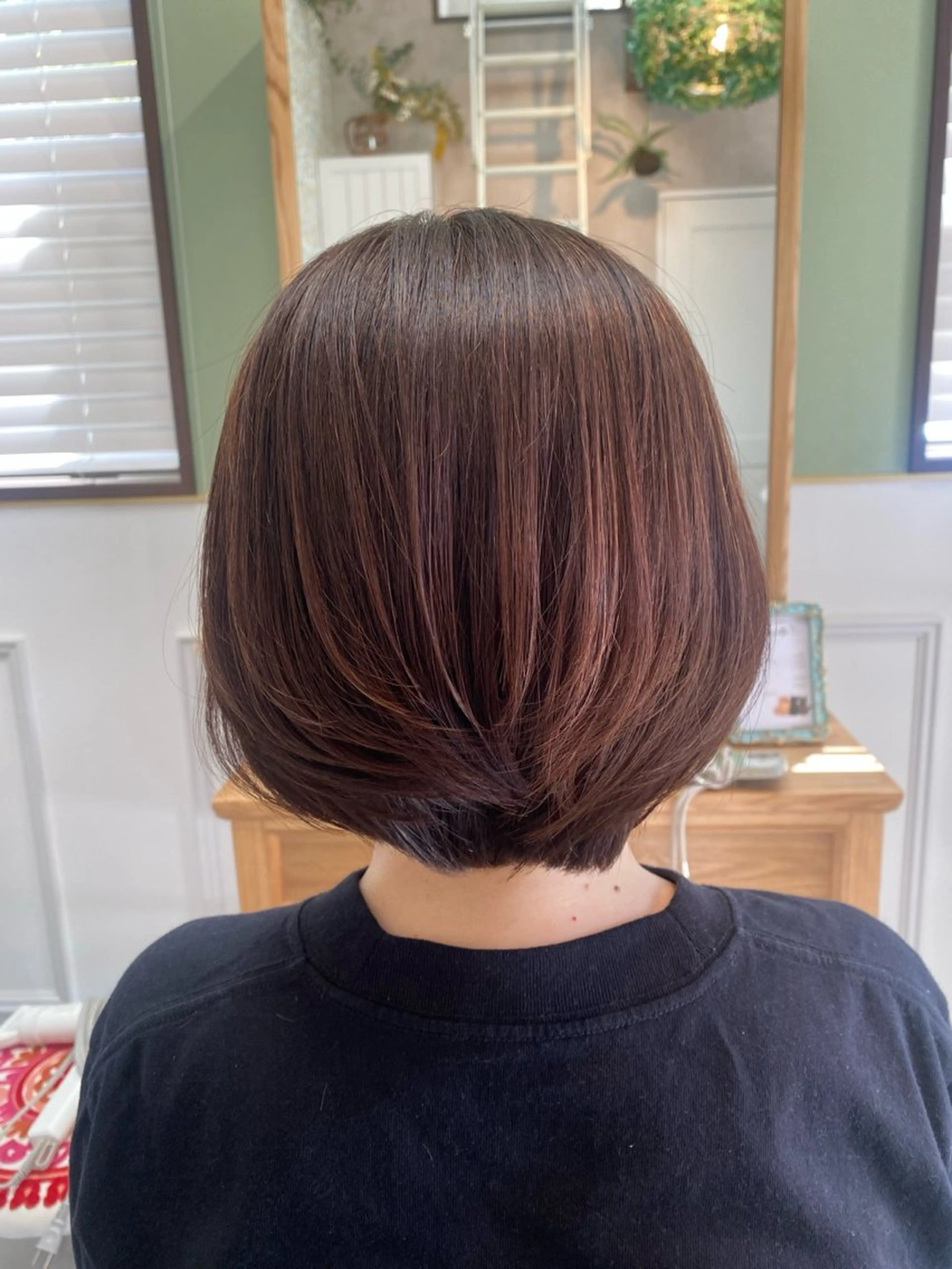 ショート パーマ ショートボブ ボブ 髪質改善 ショートヘア ストレートパーマ Yamazaki yukaのヘアスタイル
