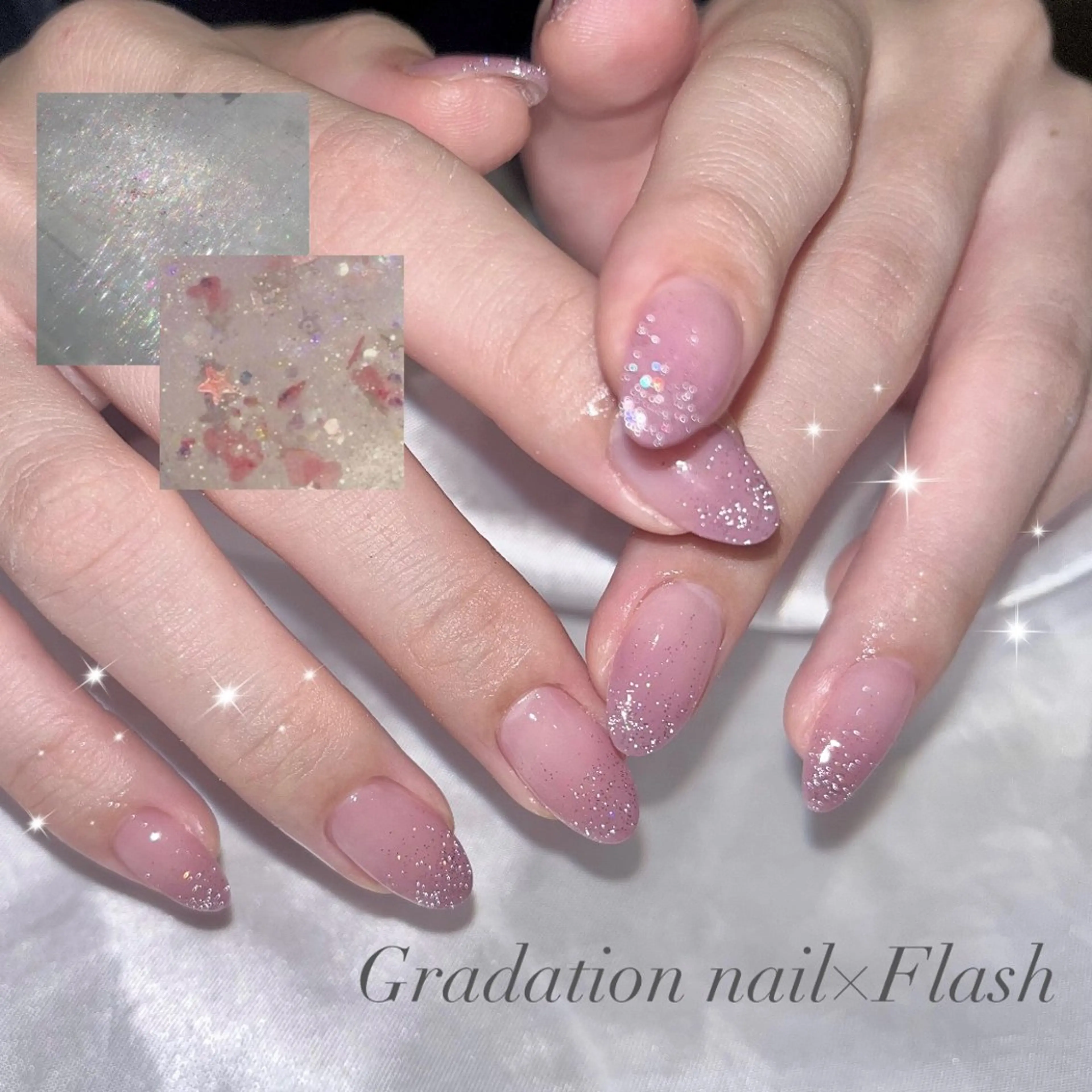 ネイル グラデーション ハンドネイル yua ⋆. 𐙚 ˚のネイルデザイン