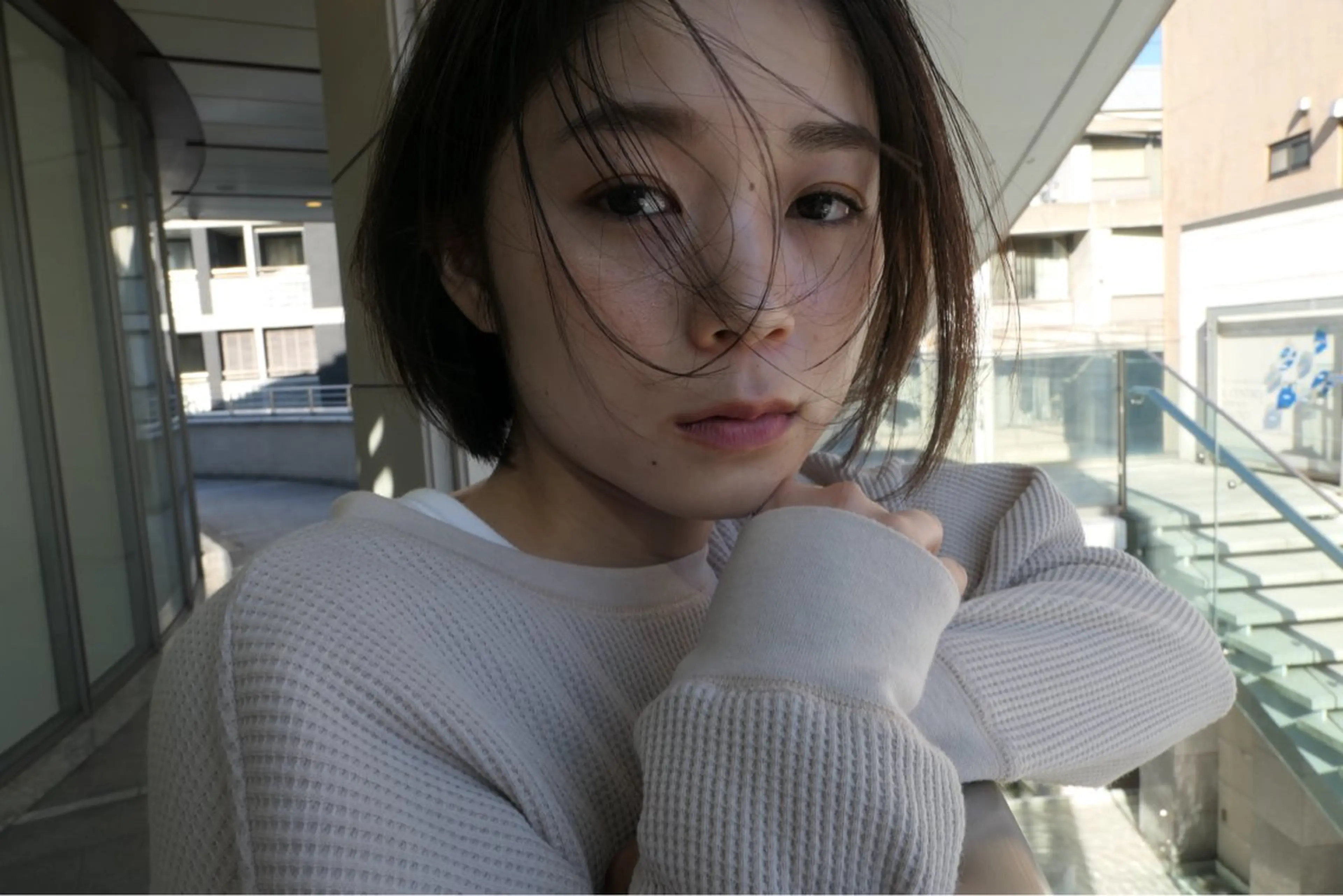 ミディアム カラー パーマ ヘアアレンジ ボブ 一箭 恵梧/ロングヘアのヘアスタイル