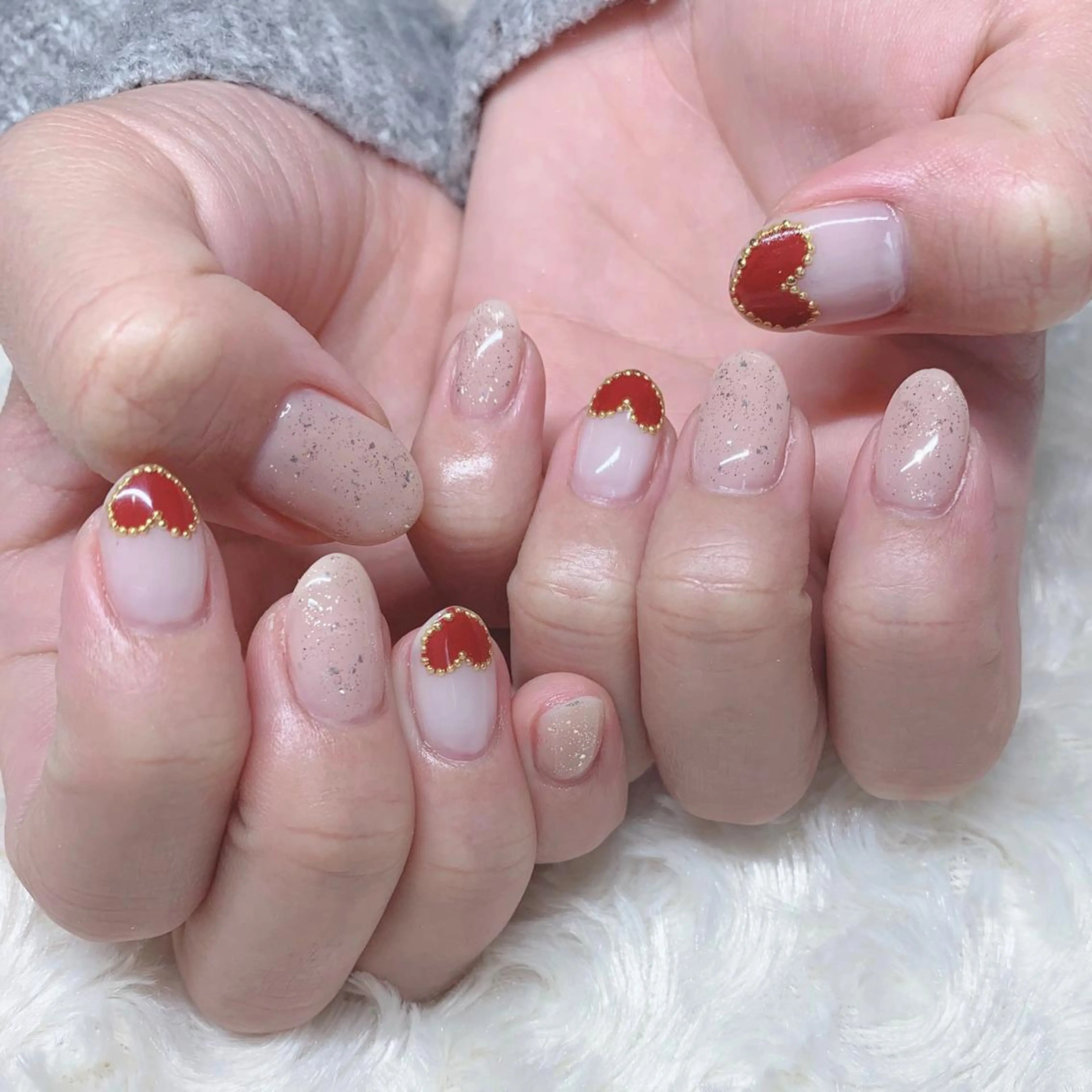 カラー ネイル ハンドネイル Cozy_ ilumのネイルデザイン