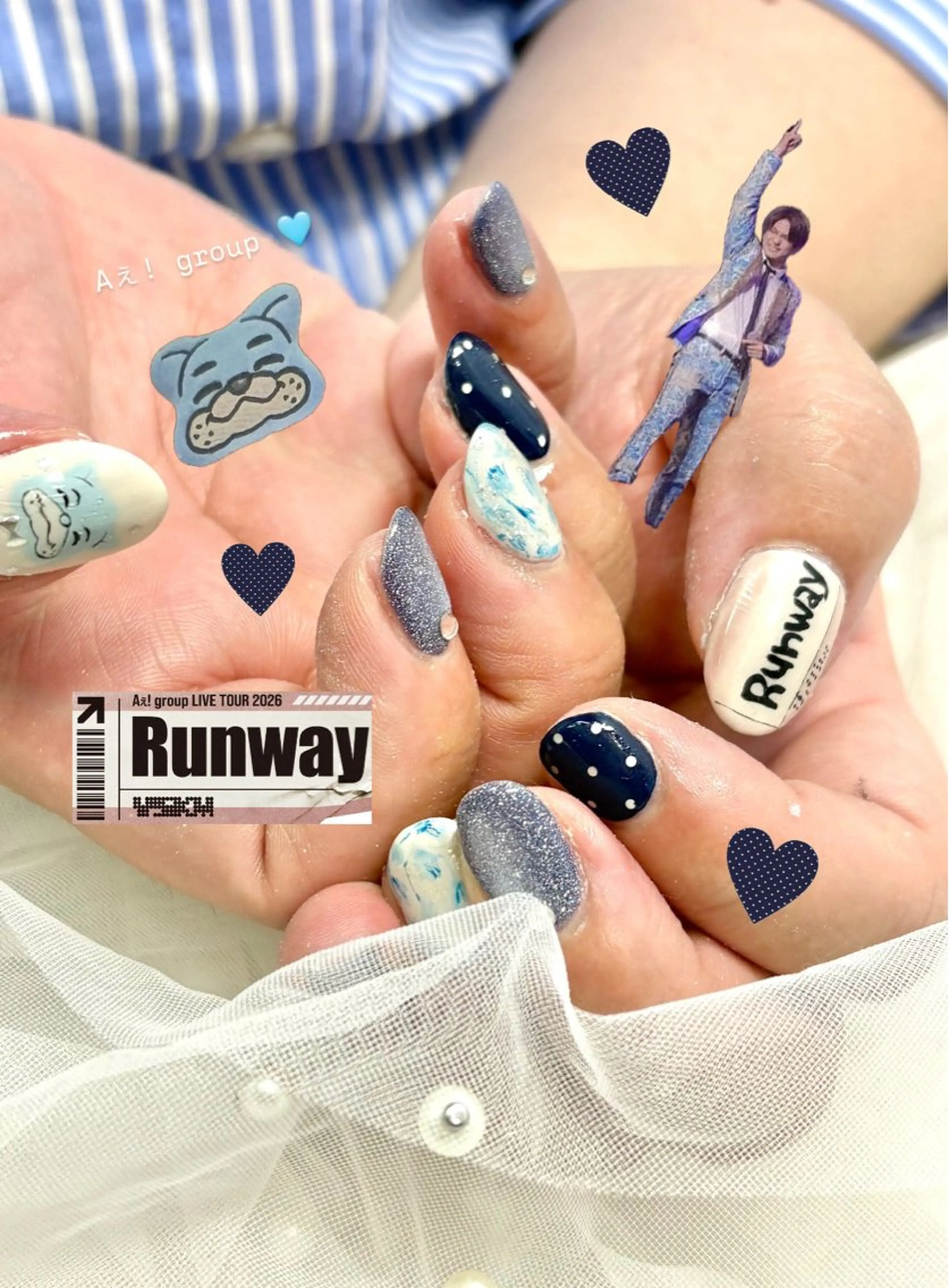 ネイル アートネイル ドット 持ち込み ハンドネイル フットネイル 中家 亜紗子のネイルデザイン
