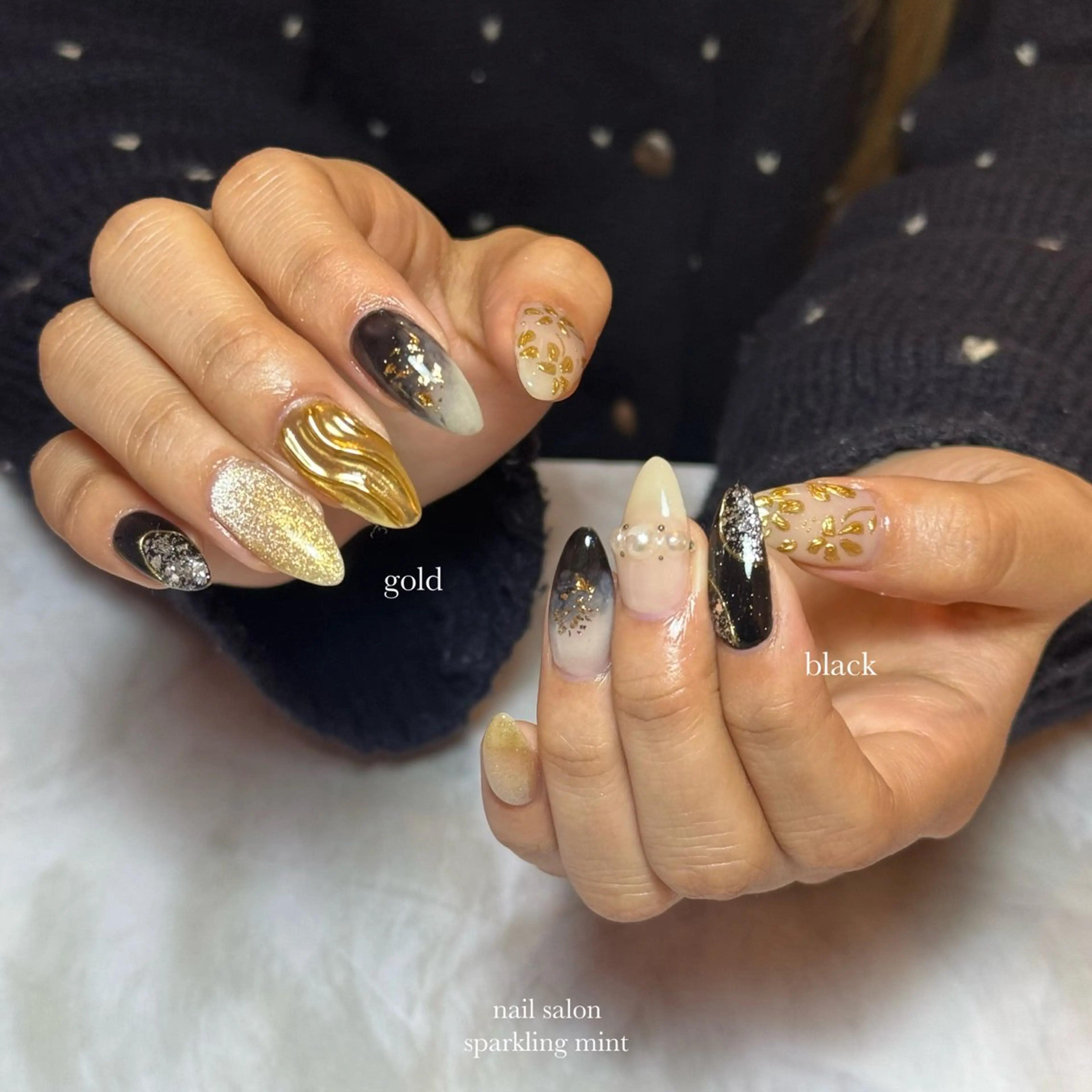 ネイル 成人式 natsuki 🎀💎モデル様募集のネイルデザイン