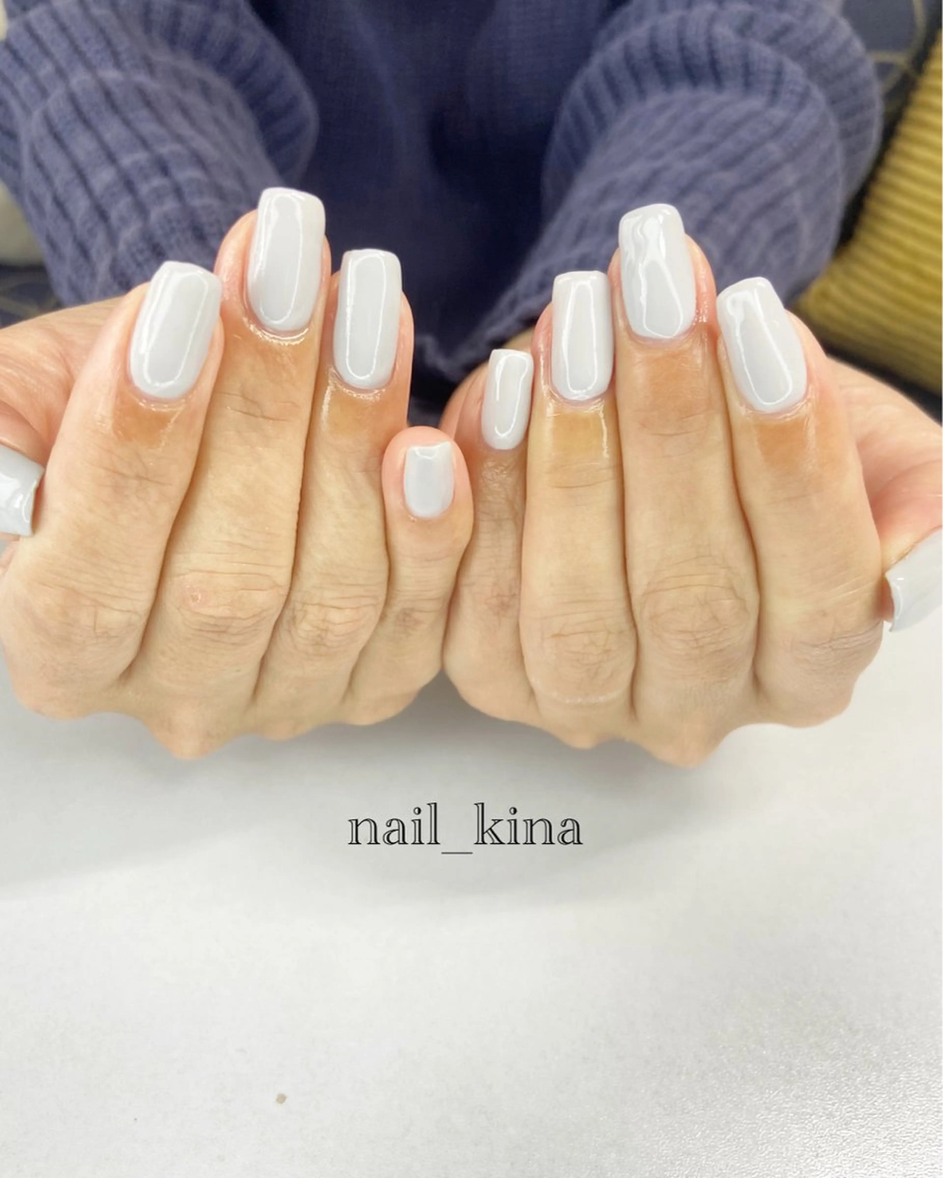 ネイル ワンカラーネイル nail_ kinaのネイルデザイン
