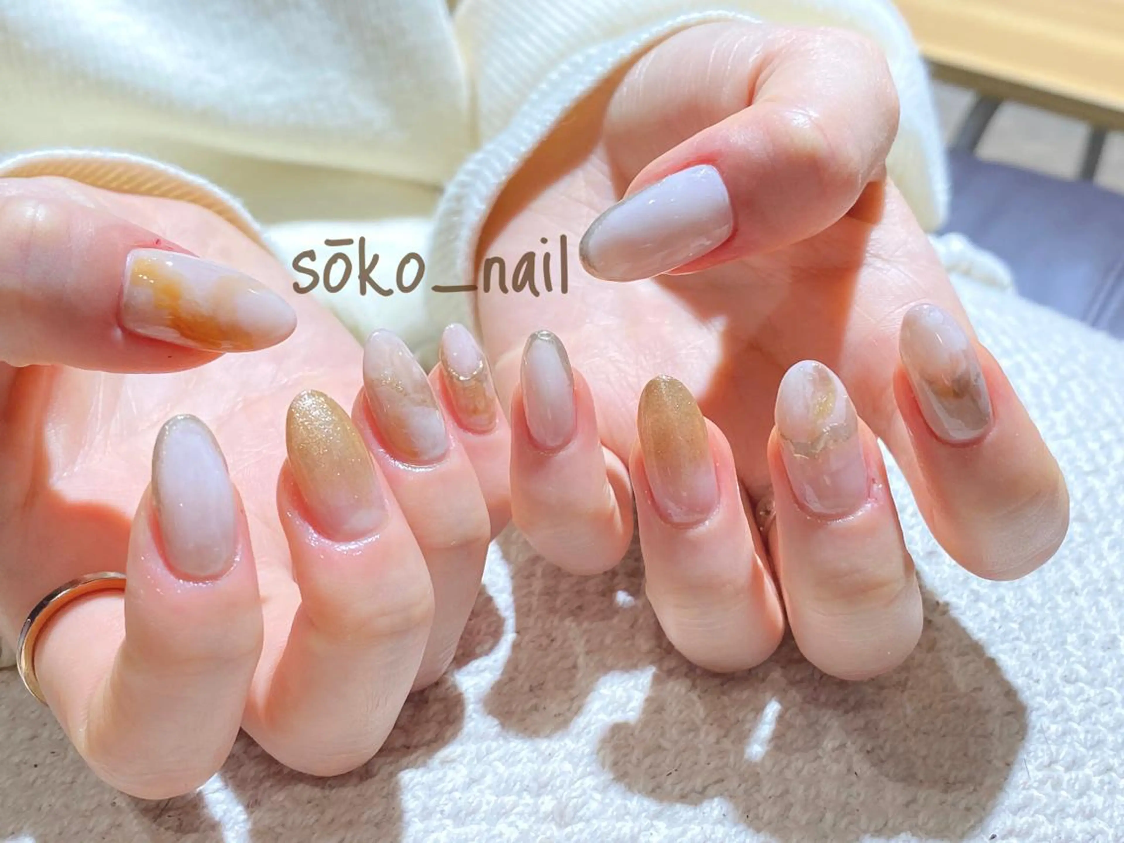 ネイル ハンドネイル megu  / sōko nailのネイルデザイン