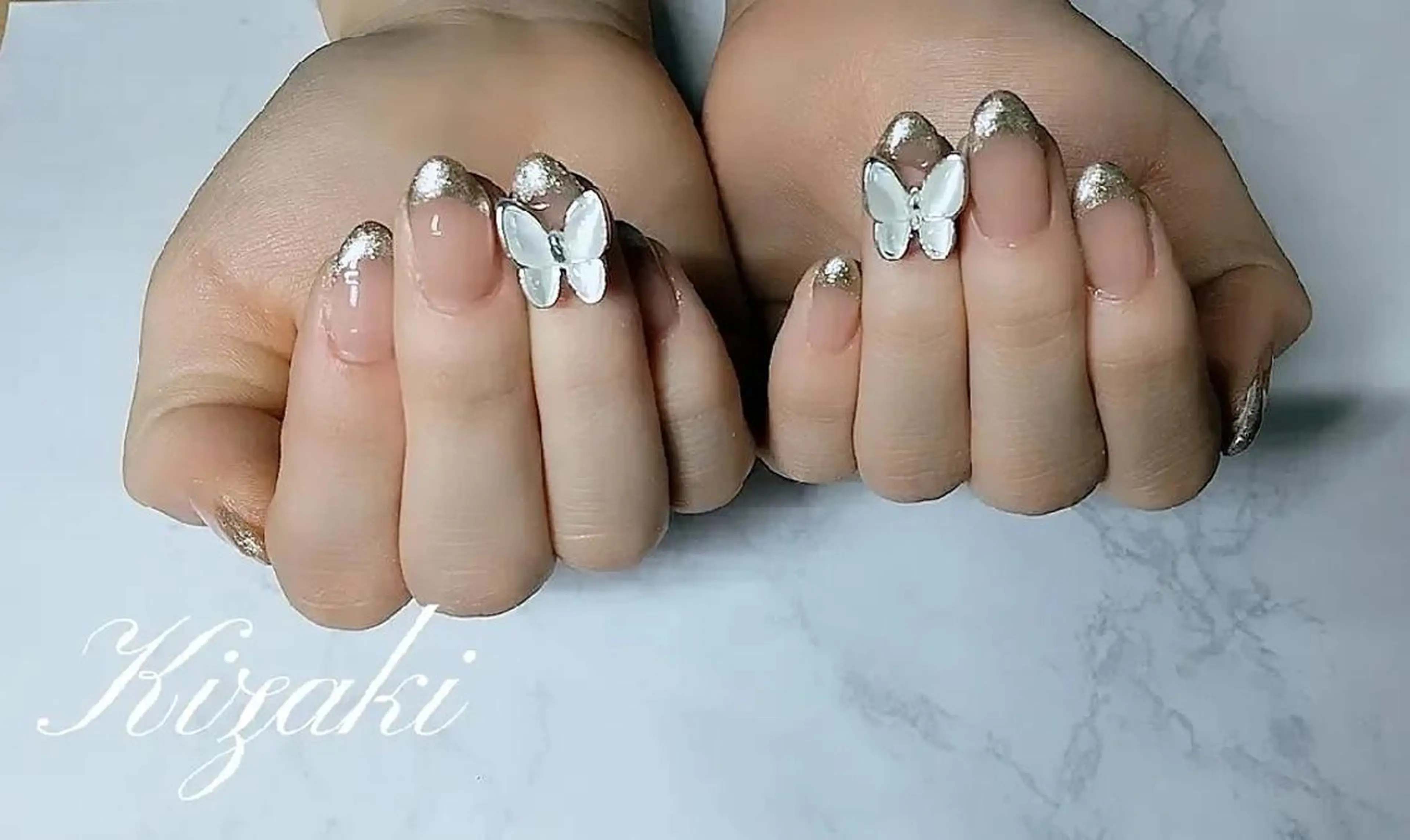 ネイル フレンチネイル ワンホンネイル Kizaki.. Saoriのマツエク・マツパデザイン