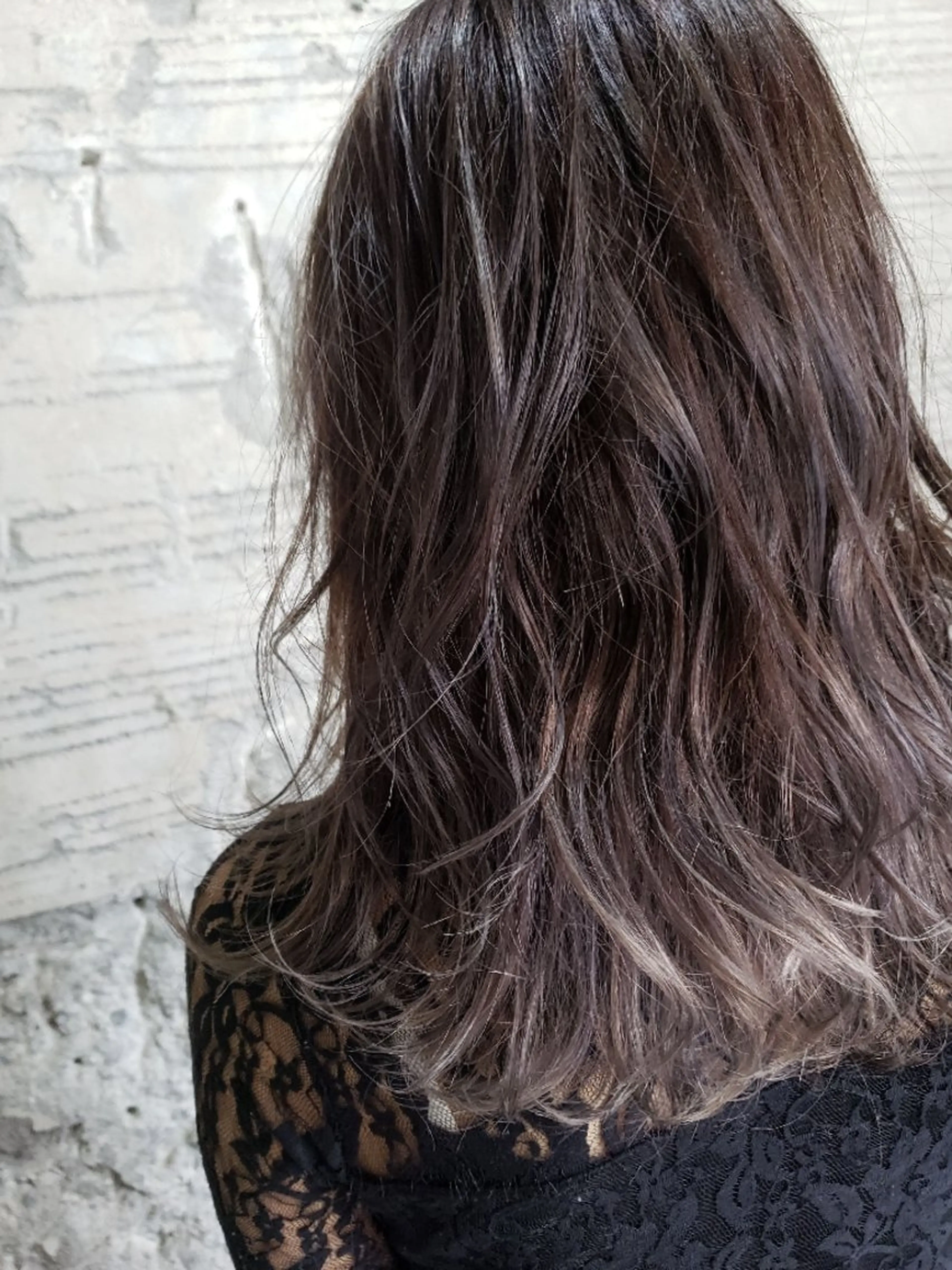 セミロング カラー グラデーションカラー ✂ AYAのヘアスタイル