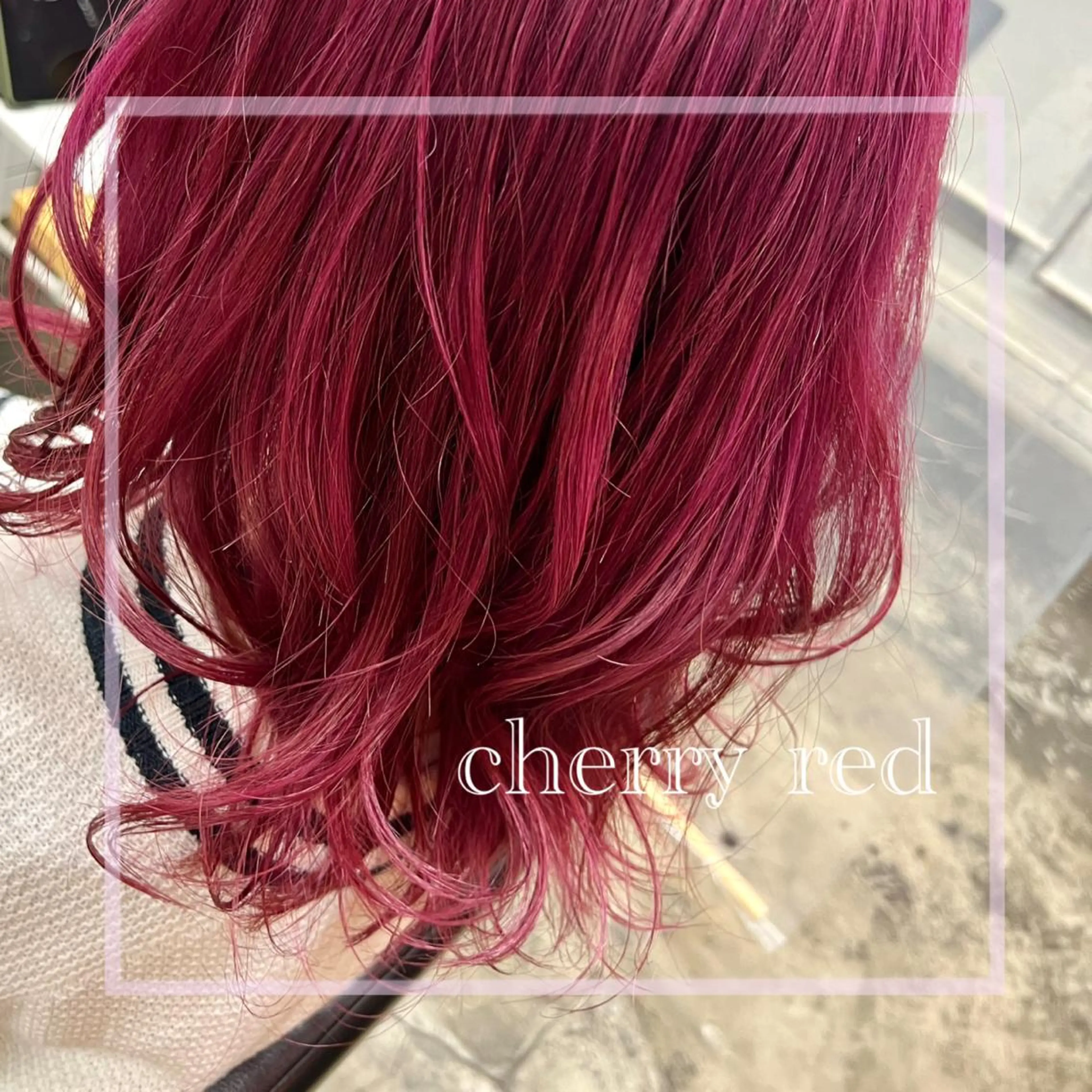 セミロング カラー ヘアアレンジ ベージュカラー レッドカラー 🌸MaNO aya🌸のヘアスタイル