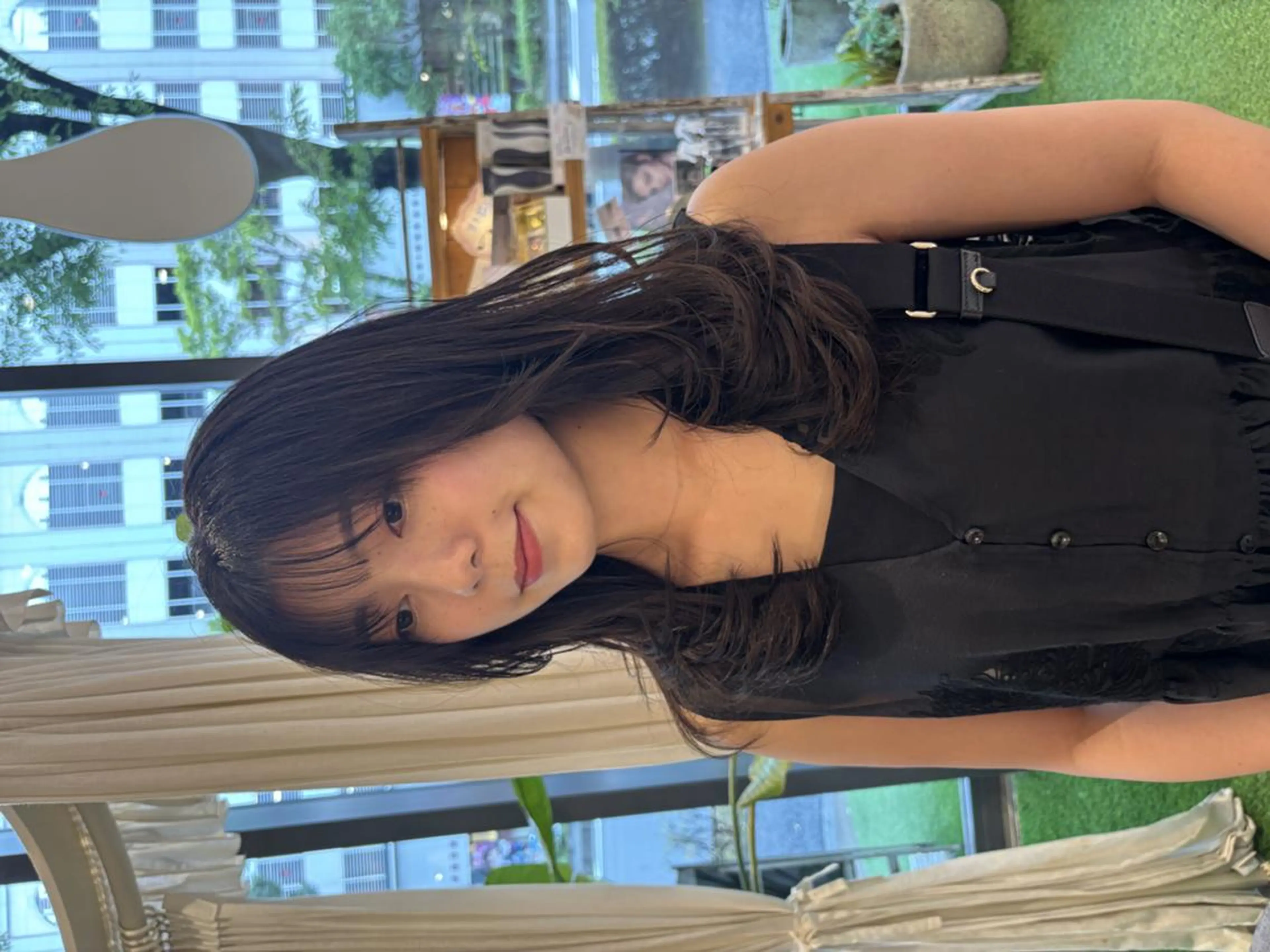 ロング ヘアカラー トリートメント 艶髪白髪染め★ 野口心花のヘアスタイル