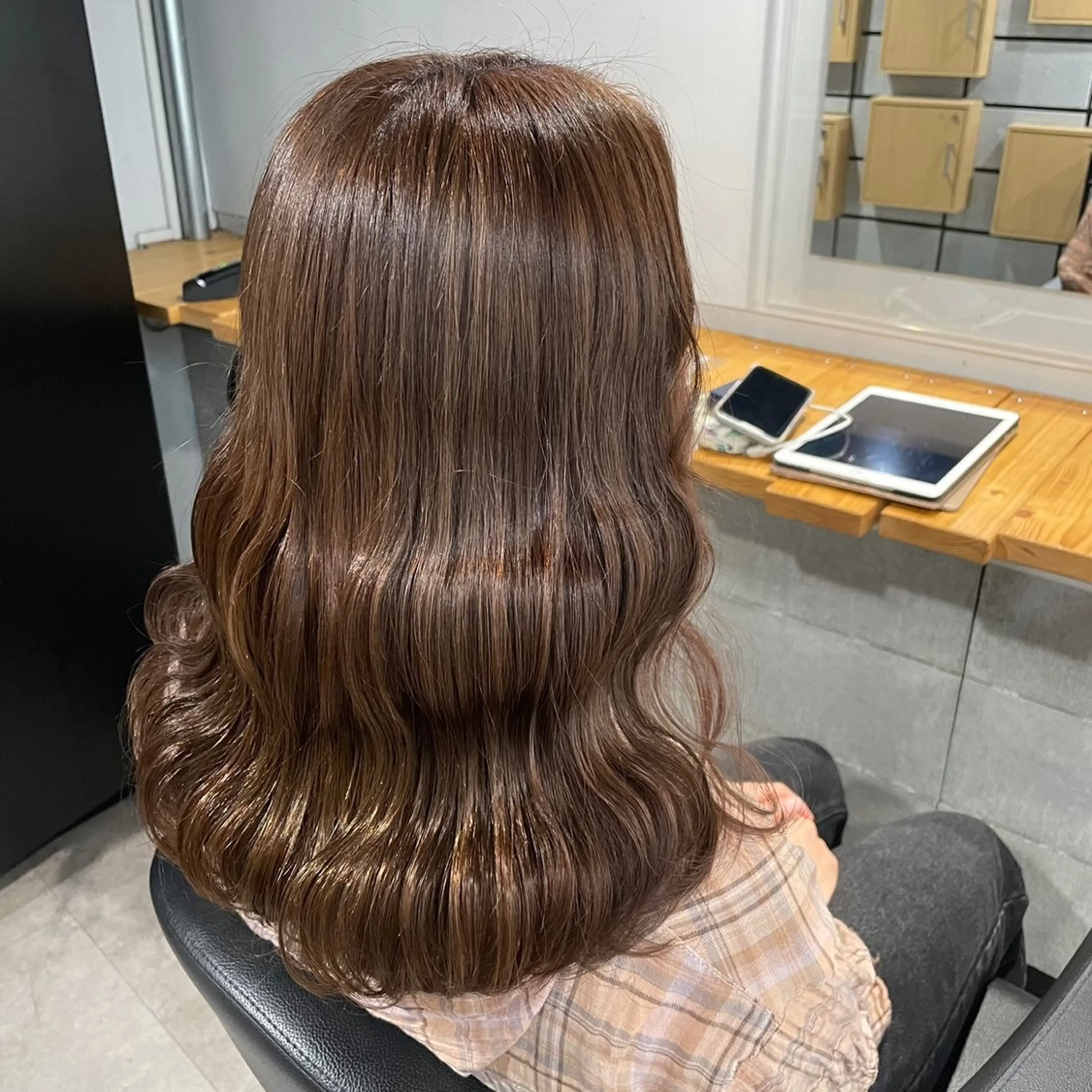 ロング ヘアカラー トリートメント ヘッドスパ レイヤーStyle 🩵菜々実のヘアスタイル