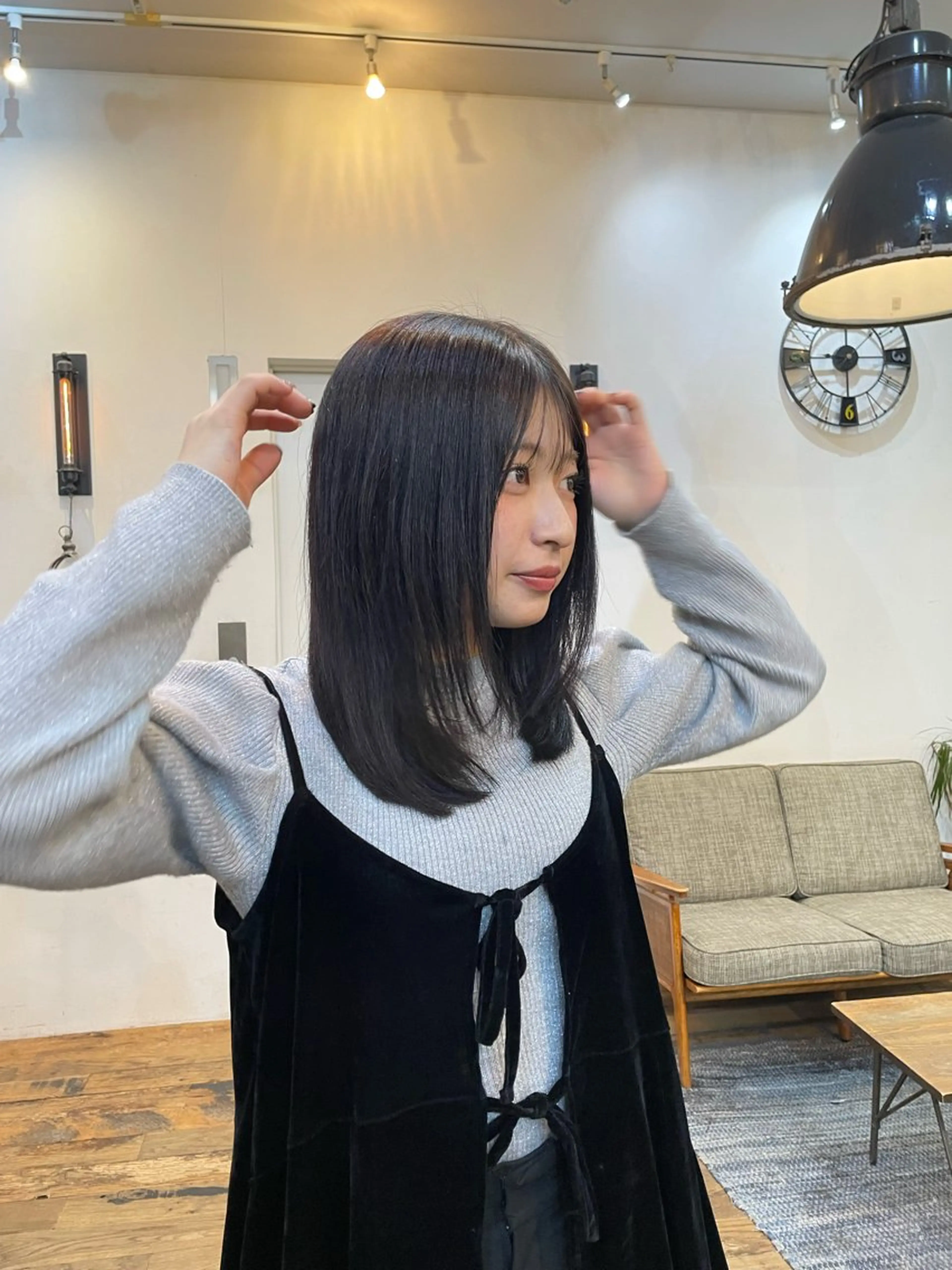 ロング 縮毛矯正/ 艶カラー/カイのヘアスタイル