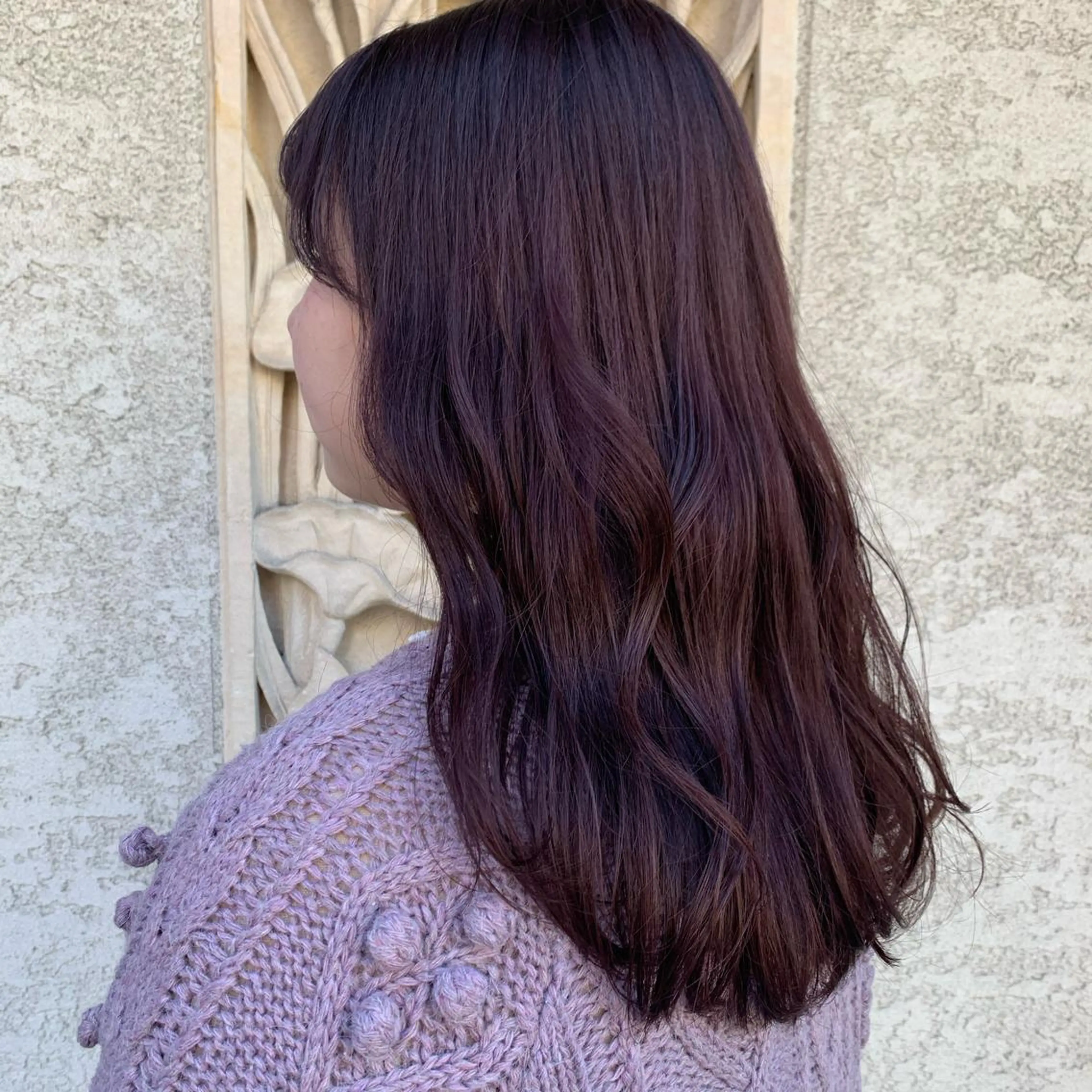 セミロング カット ヘアカラー トリートメント 韓国🇰🇷髪質改善 Chisaki치사키のヘアスタイル